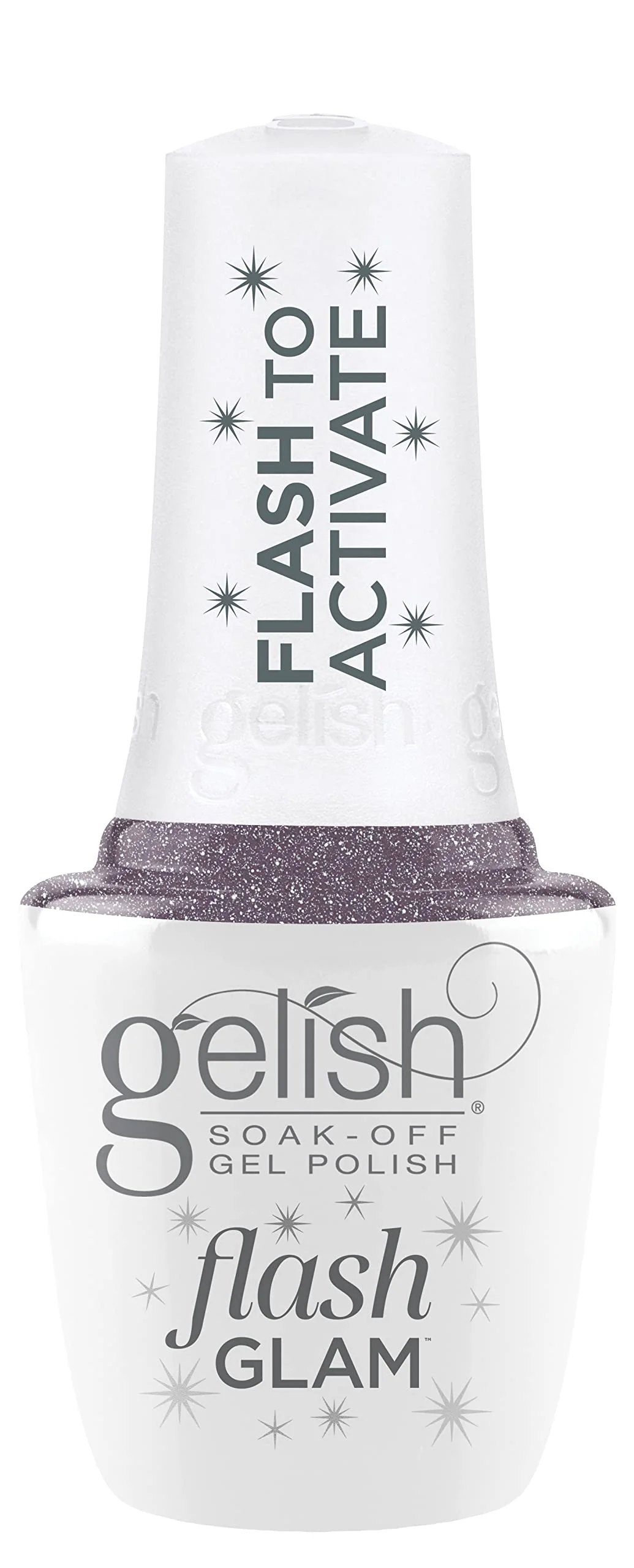 Fashionable Gelish Flash Glam Sparkling Glitter Gel Polish - Time To Sparkle 15 mL Top-Quality