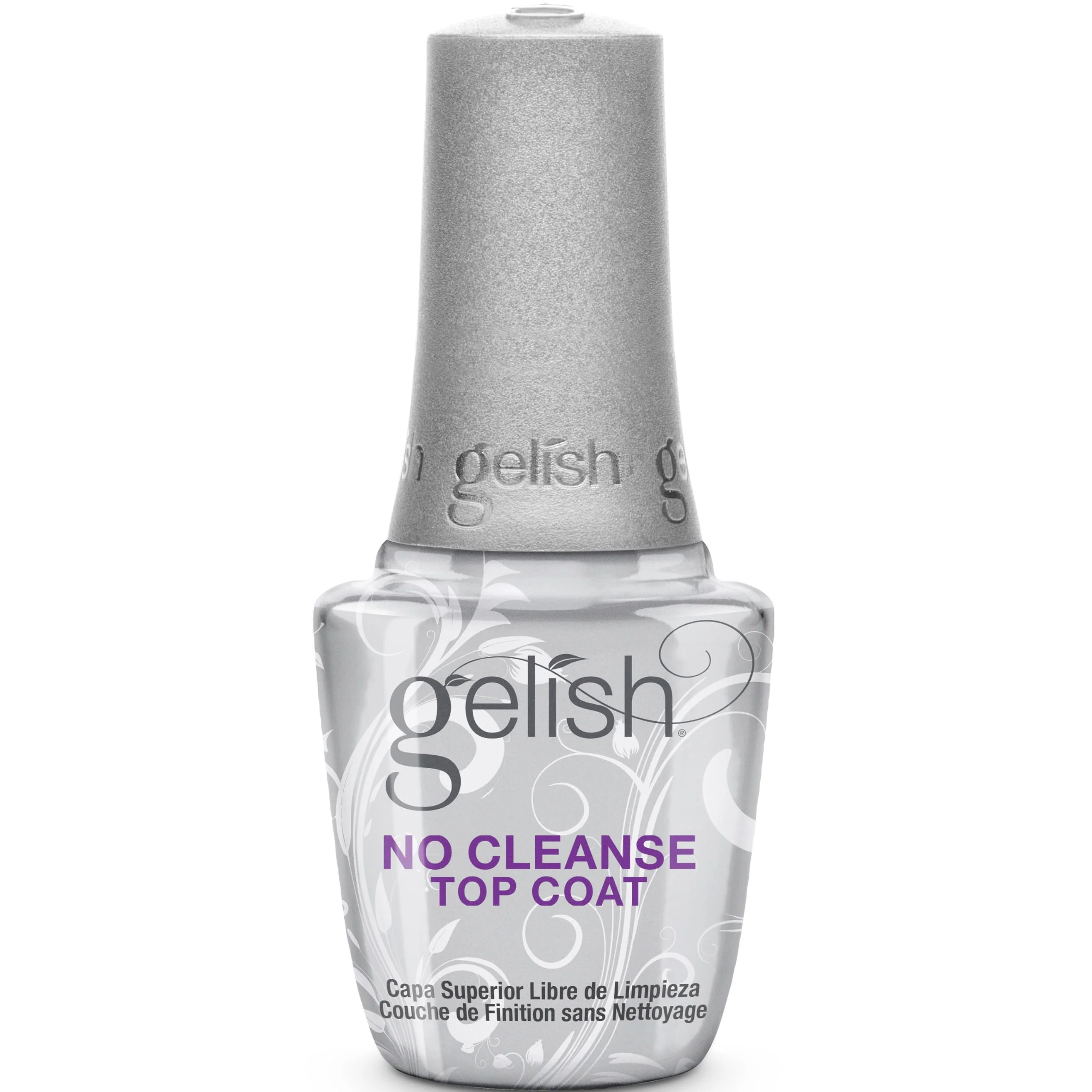 Long-Lasting Gelish No-Cleanse No Wipe UV LED Gel Nail Polish Top Coat Sealer 15mL Relaxed