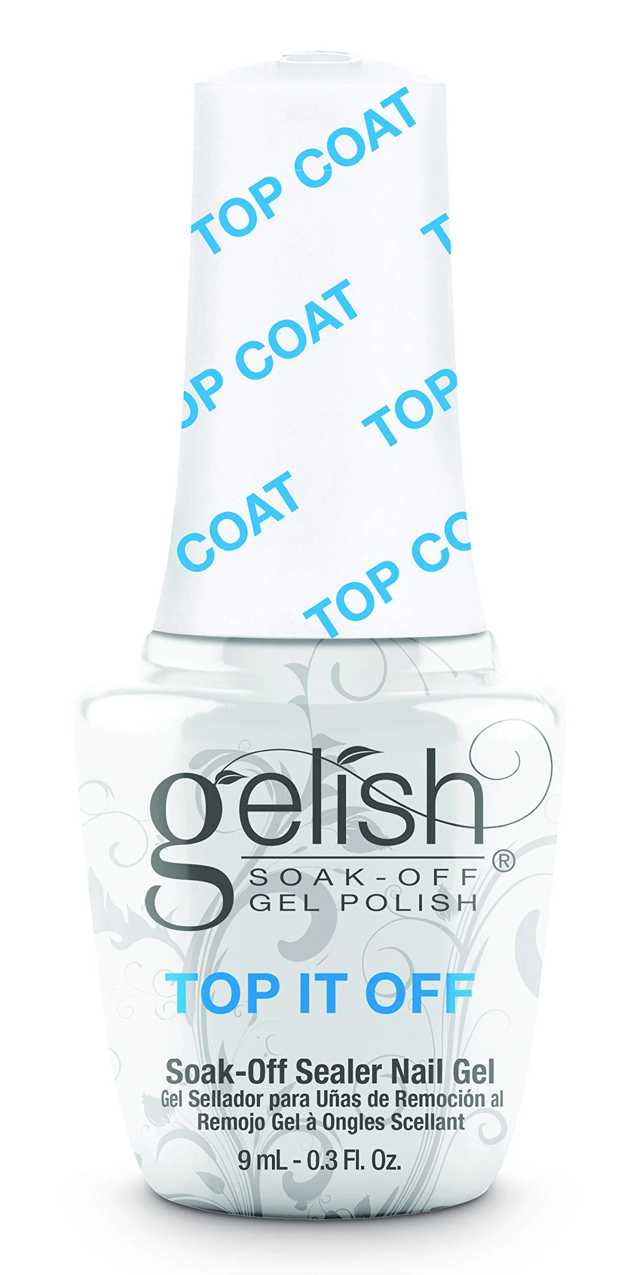 Premium Material Gelish MINI Top It Off UV LED Gel Nail Polish Top Coat Sealer 9 mL Stylish