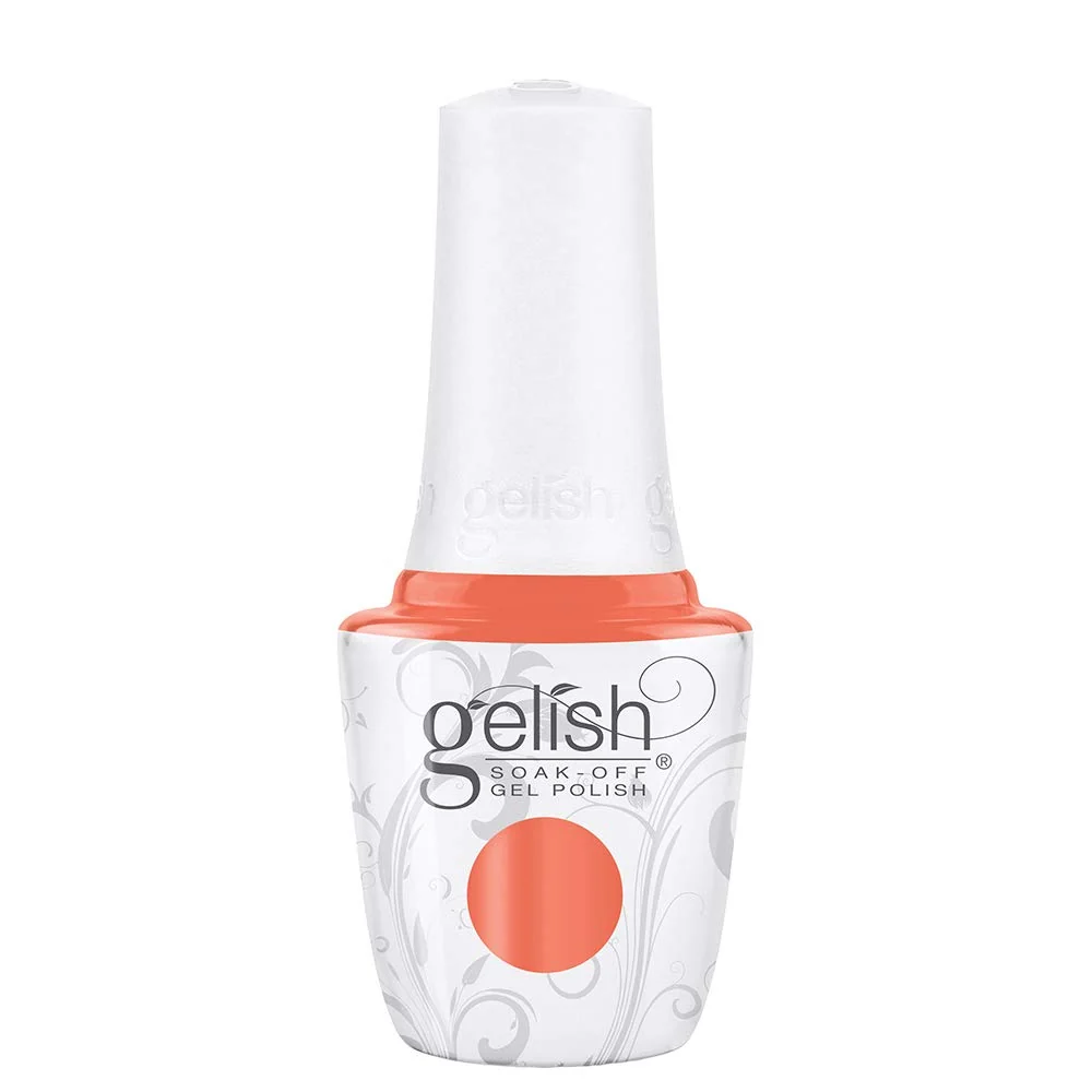 Organic Gelish Summer Feel The Vibes Collection Nail Polish Orange Crush 15 mL Advanced