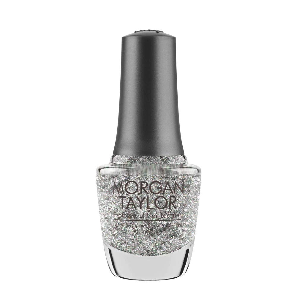 Recyclable Morgan Taylor Nail Lacquer Am I Making You Gelish Silver Professional Lacquer Vibrant Chip-Resistant Fast-Drying Long-Lasting High-Shine Luxury