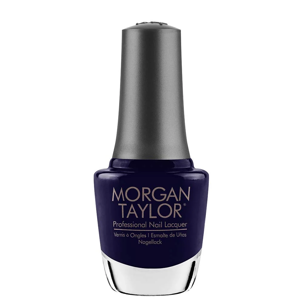Specialty Morgan Taylor Nail Lacquer After Dark Blue Professional Lacquer Vibrant Chip-Resistant Fast-Drying Long-Lasting High-Shine Dependable