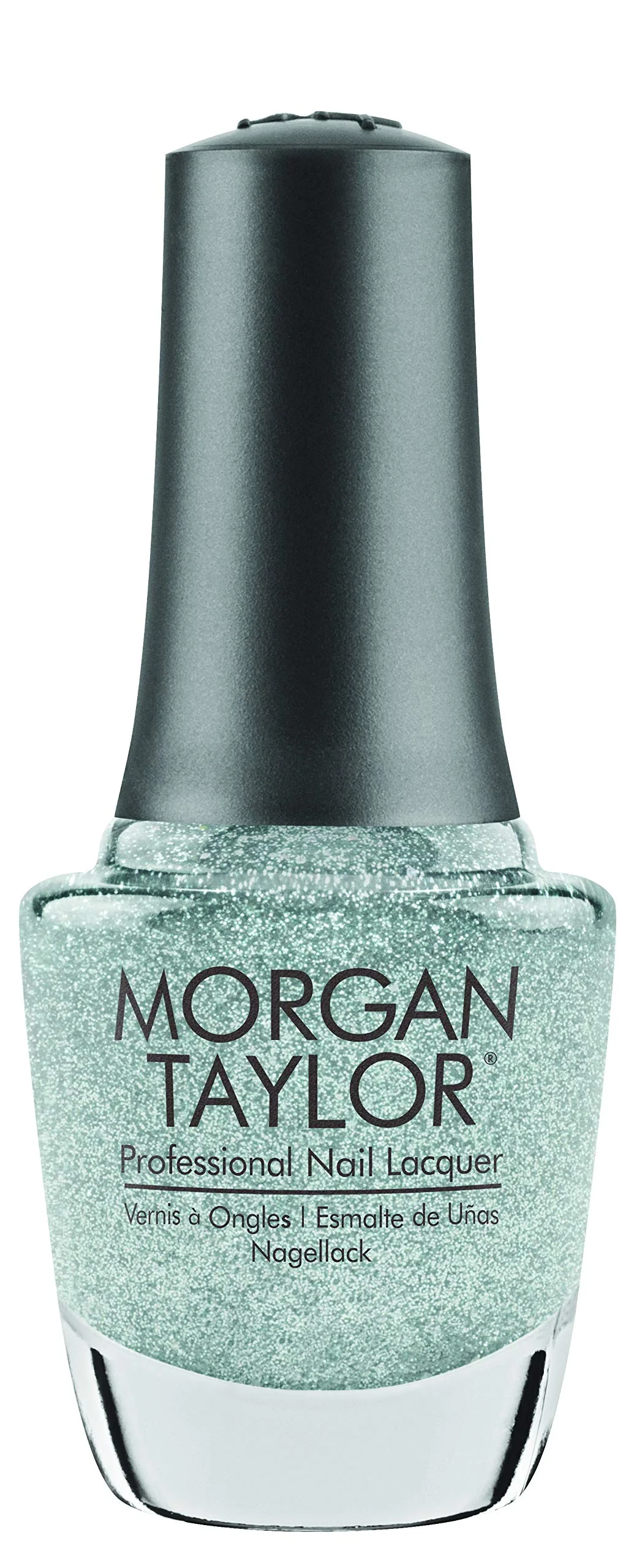 Premium Morgan Taylor Nail Lacquer A-Lister Sparkle Professional Lacquer Vibrant Chip-Resistant Fast-Drying Long-Lasting High-Shine Finish Luxury