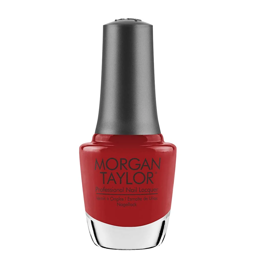 Eco-Friendly Morgan Taylor Nail Lacquer Hot Rod Red Red Professional Lacquer Vibrant Chip-Resistant Fast-Drying Long-Lasting High-Shine Unique