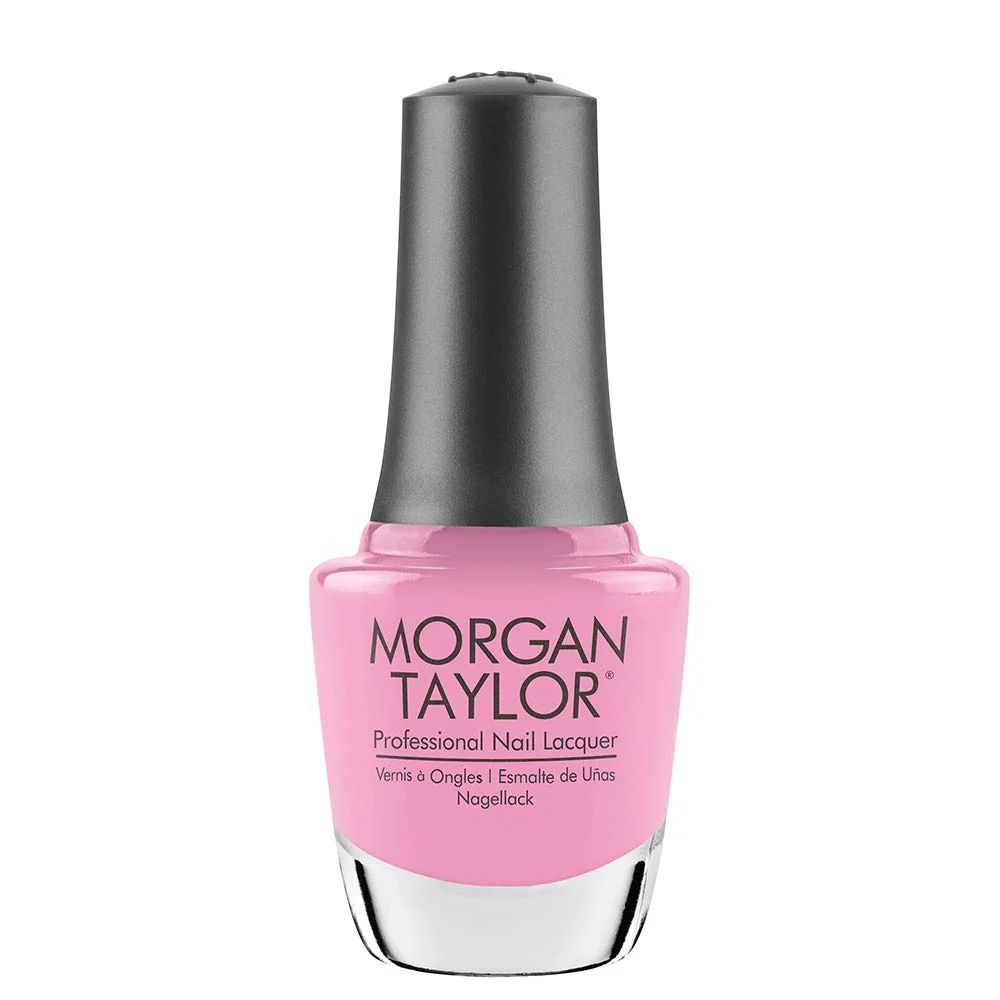 Proven Morgan Taylor Nail Lacquer Go Girl Hot Pink Professional Lacquer Vibrant Chip-Resistant Fast-Drying Long-Lasting High-Shine Easy-to-Use