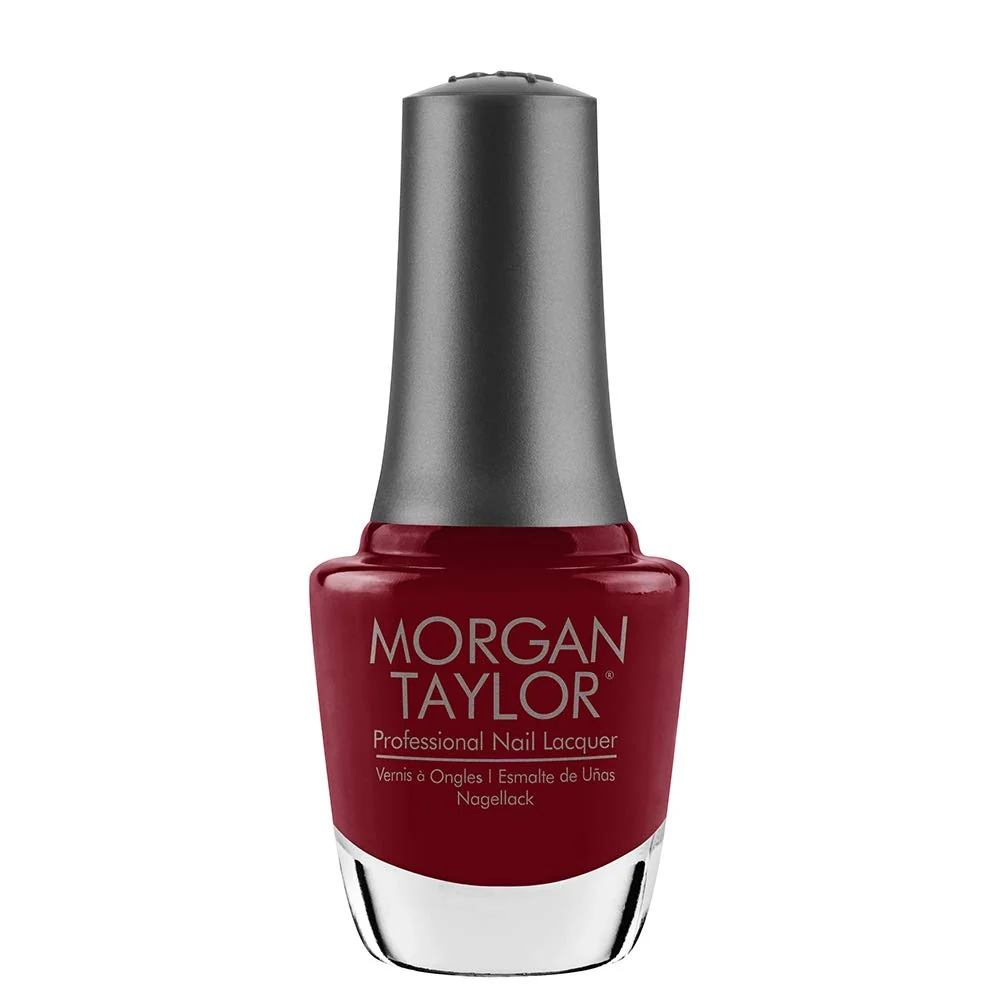 Superior Morgan Taylor Nail Lacquer Stand Out Red Professional Lacquer Vibrant Chip-Resistant Fast-Drying Long-Lasting High-Shine for Manicures Dependable