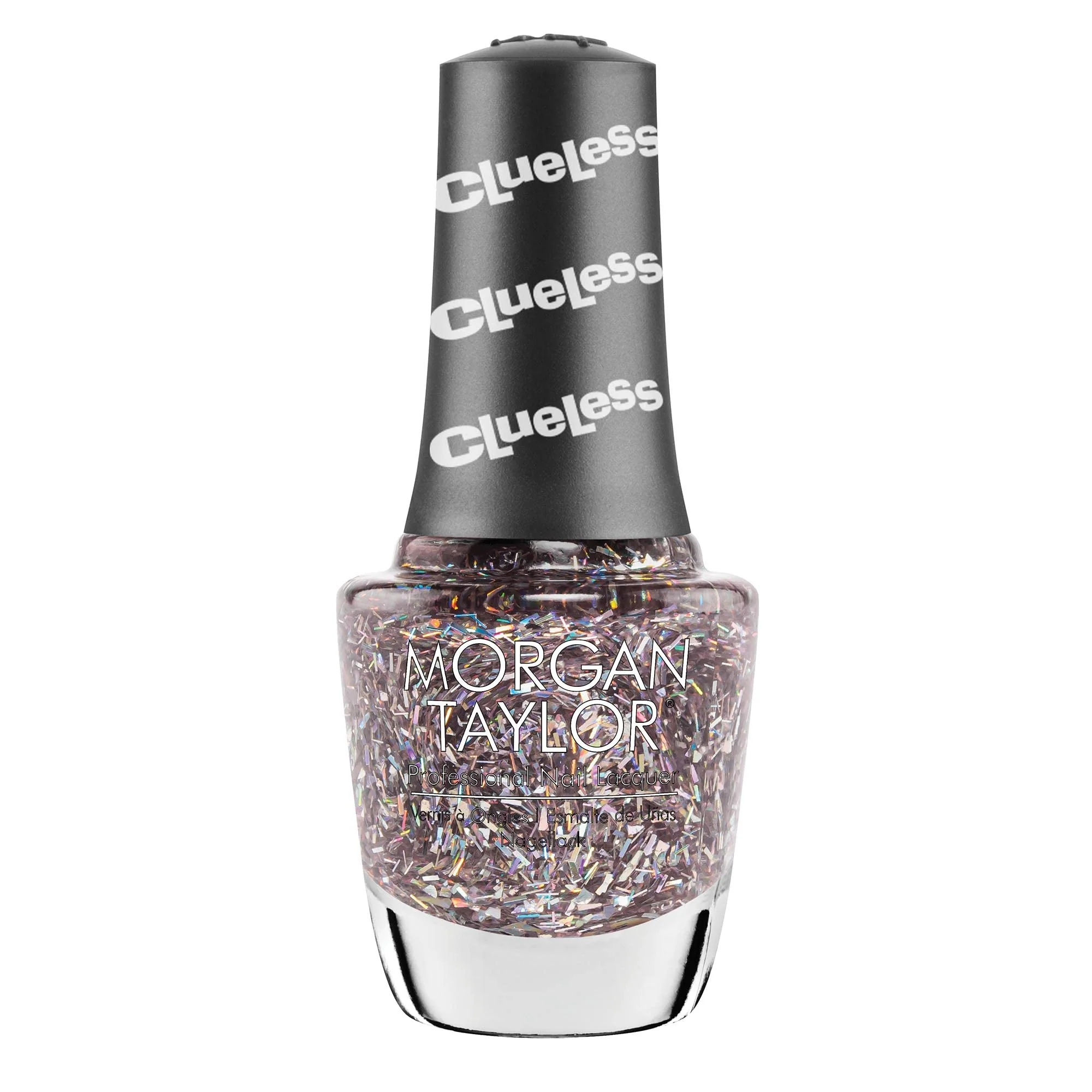 Versatile Morgan Taylor Nail Lacquer Summer Collection Oops My Bad Sparkle Professional Vibrant Chip-Resistant Fast-Drying Long-Lasting High-Shine 0.5