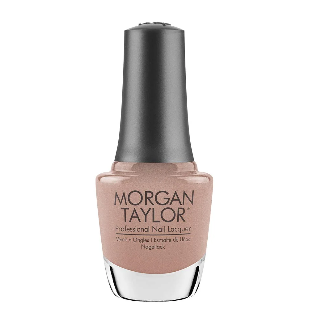 Unique Morgan Taylor Nail Lacquer Taupe Model Brown Professional Lacquer Vibrant Chip-Resistant Fast-Drying Long-Lasting High-Shine Authentic
