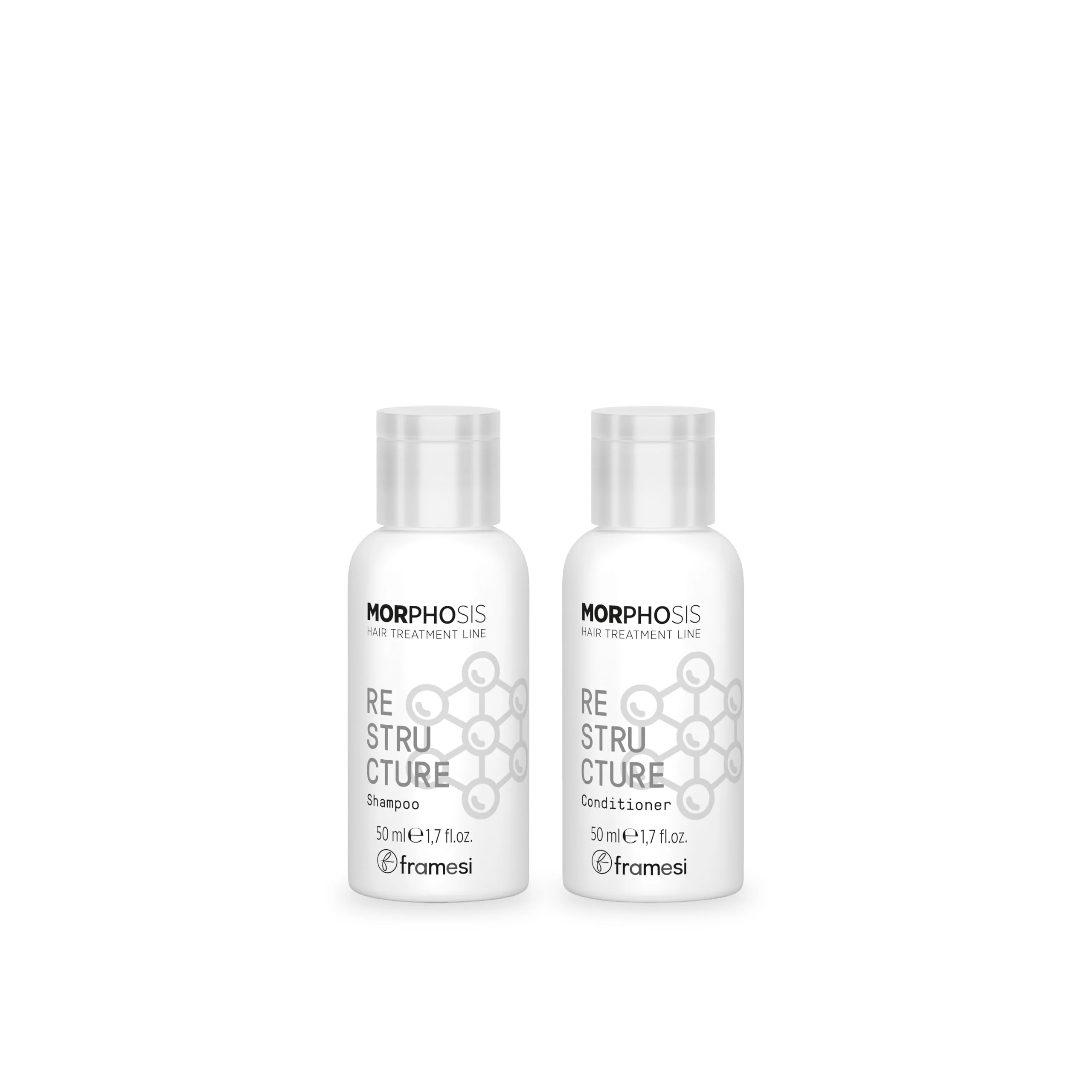 Contemporary MORPHOSIS Restructure Shampoo Conditioner Mini Duo Natural