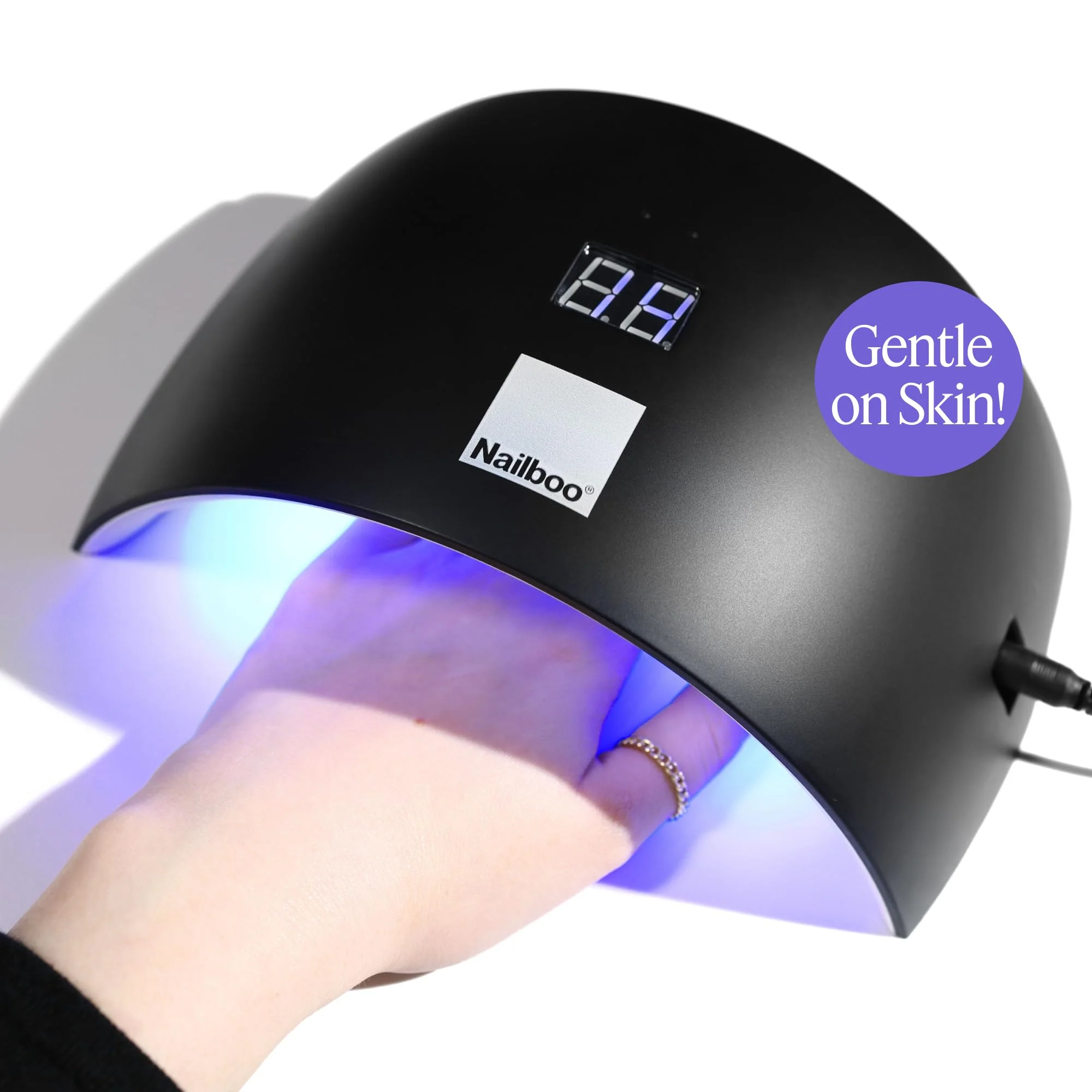 Selected Nailboo Pro Cure LED Lamp - Lightweight UV or LED Nail Dryer with Automatic Sensor Even Curing for Gel Polish Compact Arch Design for Hands Toes
