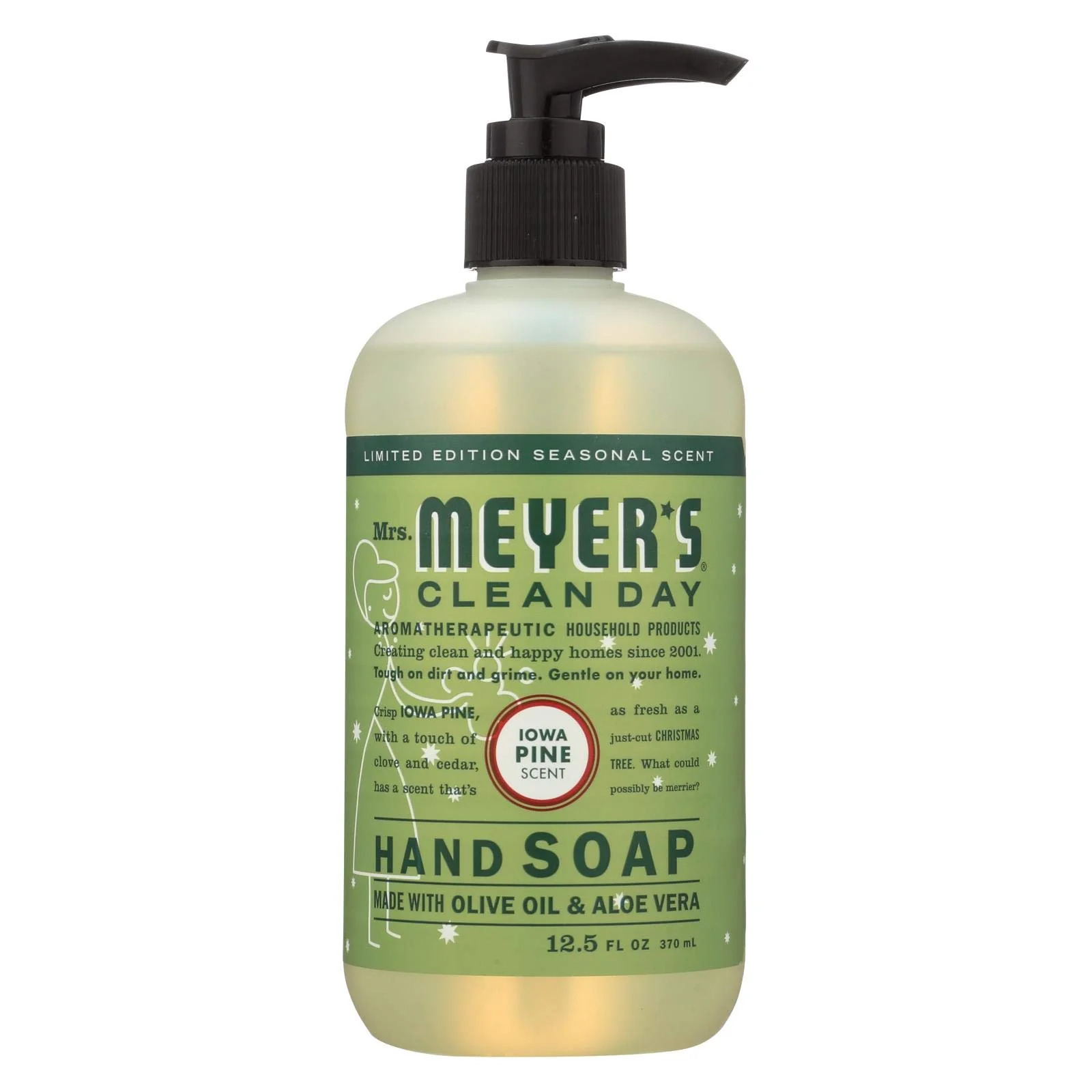 Clean Mrs Meyer's Iowa Pine Hand Soap 12.5 OZ Premium