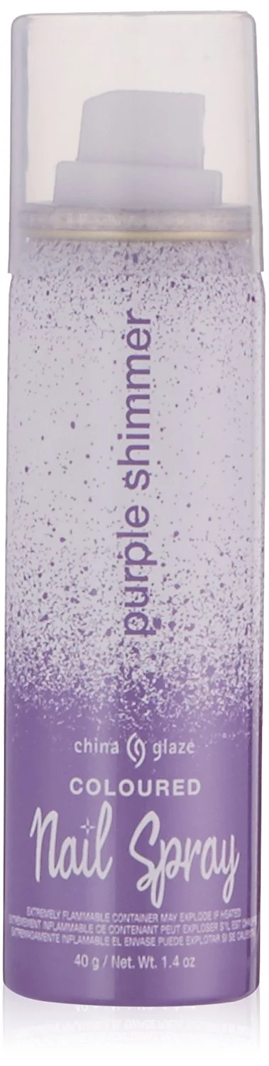 Advanced Nail Spray Nail Polish Purple Shimmer 1.4 Fluid Ounce Artisan