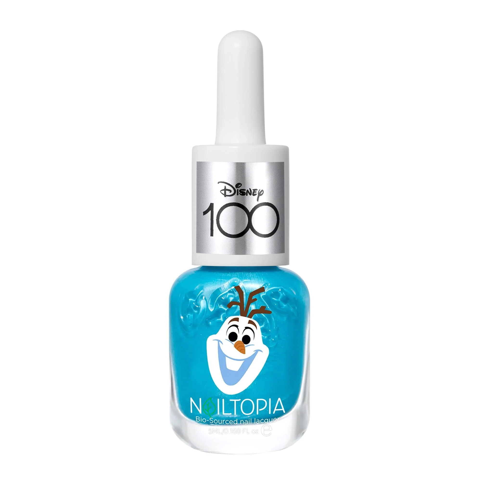 First-Class Nailtopia Bio-Sourced Chip Nail Lacquer Disney Collection Olaf - Superfood-Infused Polish - Chip Resistant Formula - Quick-Dry Long Lasting Wear Original