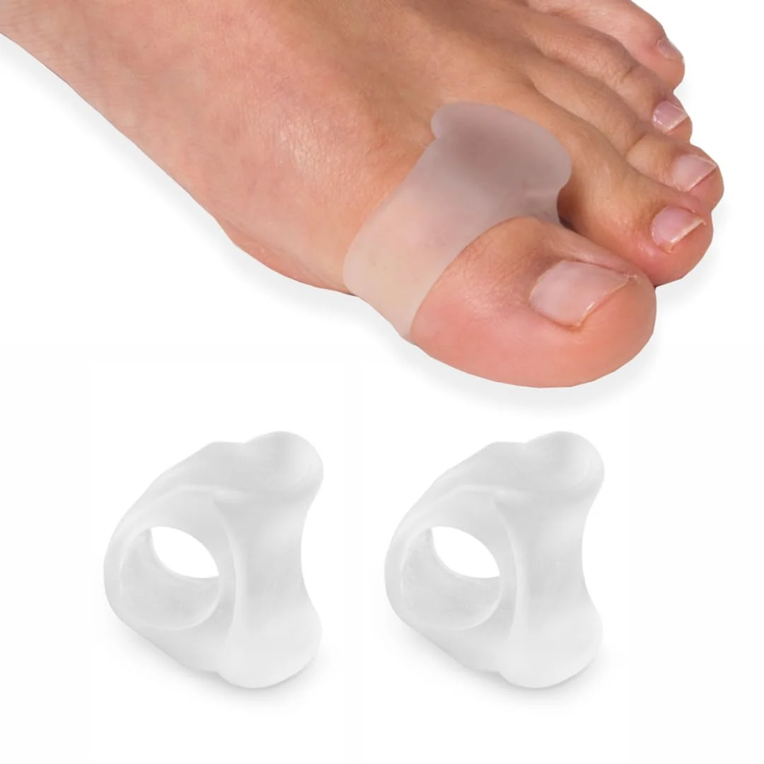 Effective NatraCure 2 Gel Toe Spreaders Separators Spacers Pair w Toe Loop 1032-M CAT Size Large Professional