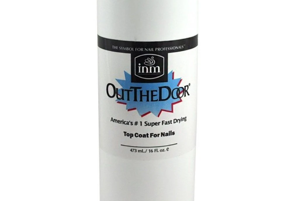 Powerful New Out The Door Number 1 Super Fast Drying Nail Top Coat For Nail size 16oz 473mL Fashionable