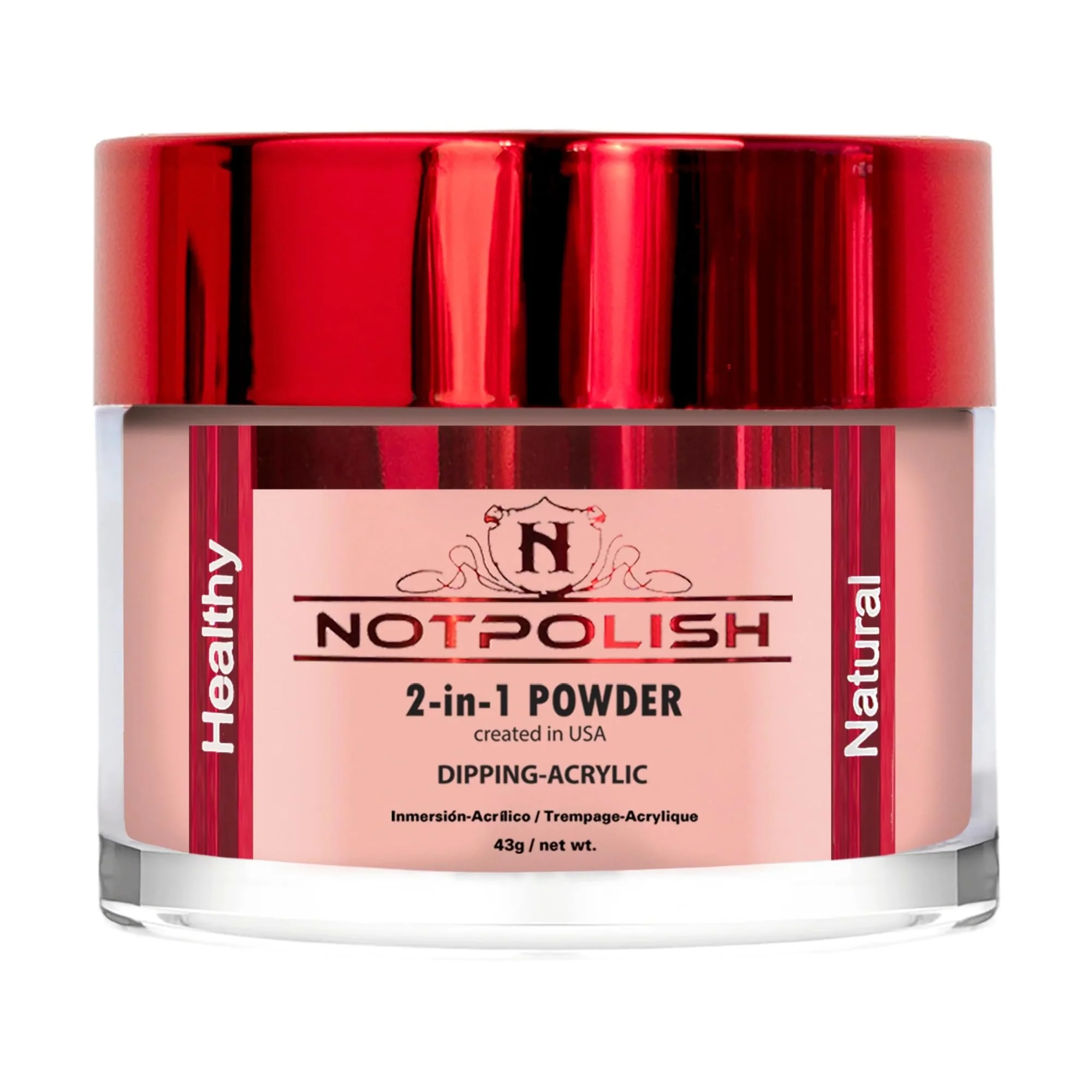 Elite Notpolish Dip Powder for Nails - Artistic Dip in Nude Panther - Vibrant Color Long Wear - For Dipping or Dabbing No UV Needed - Clean Natural
