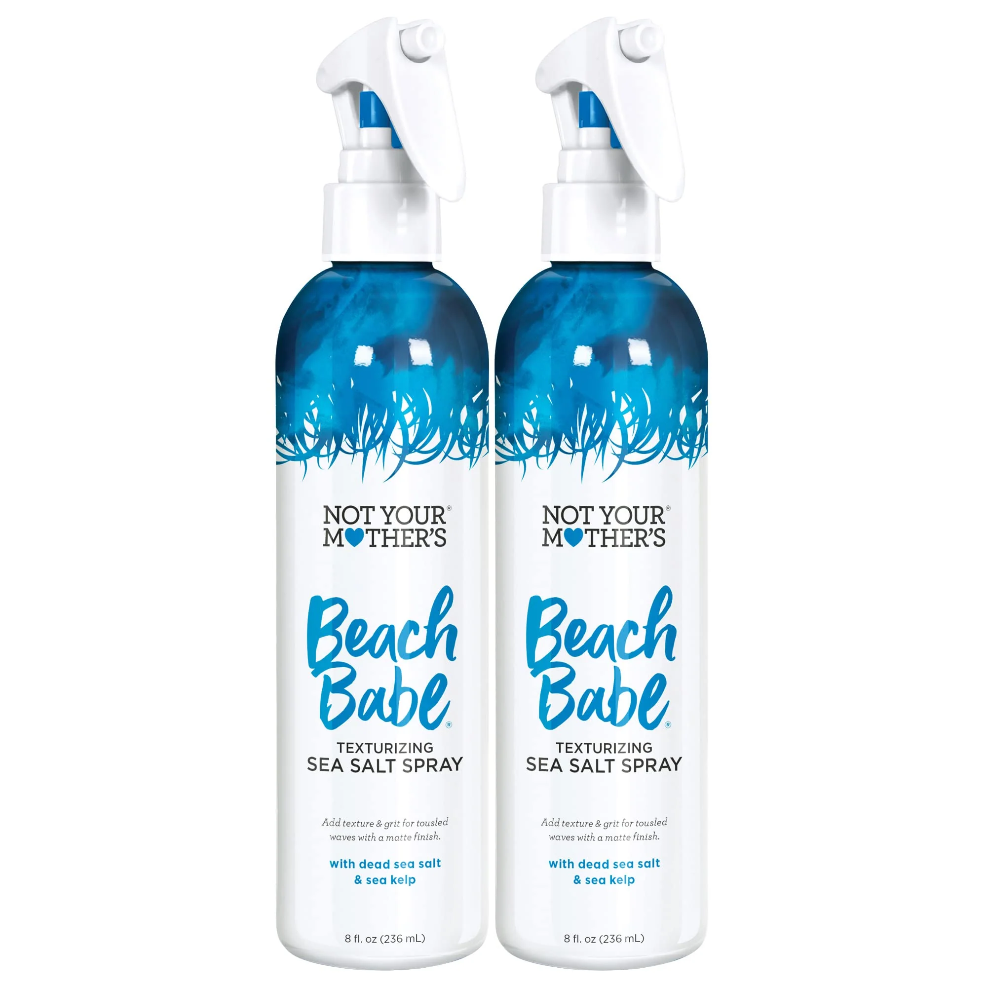 Safe Not Your Mother's Beach Babe Sea Salt Spray - For Tousled Hair Texture with Matte Finish 8 fl oz 3-Pack Fine Crafted