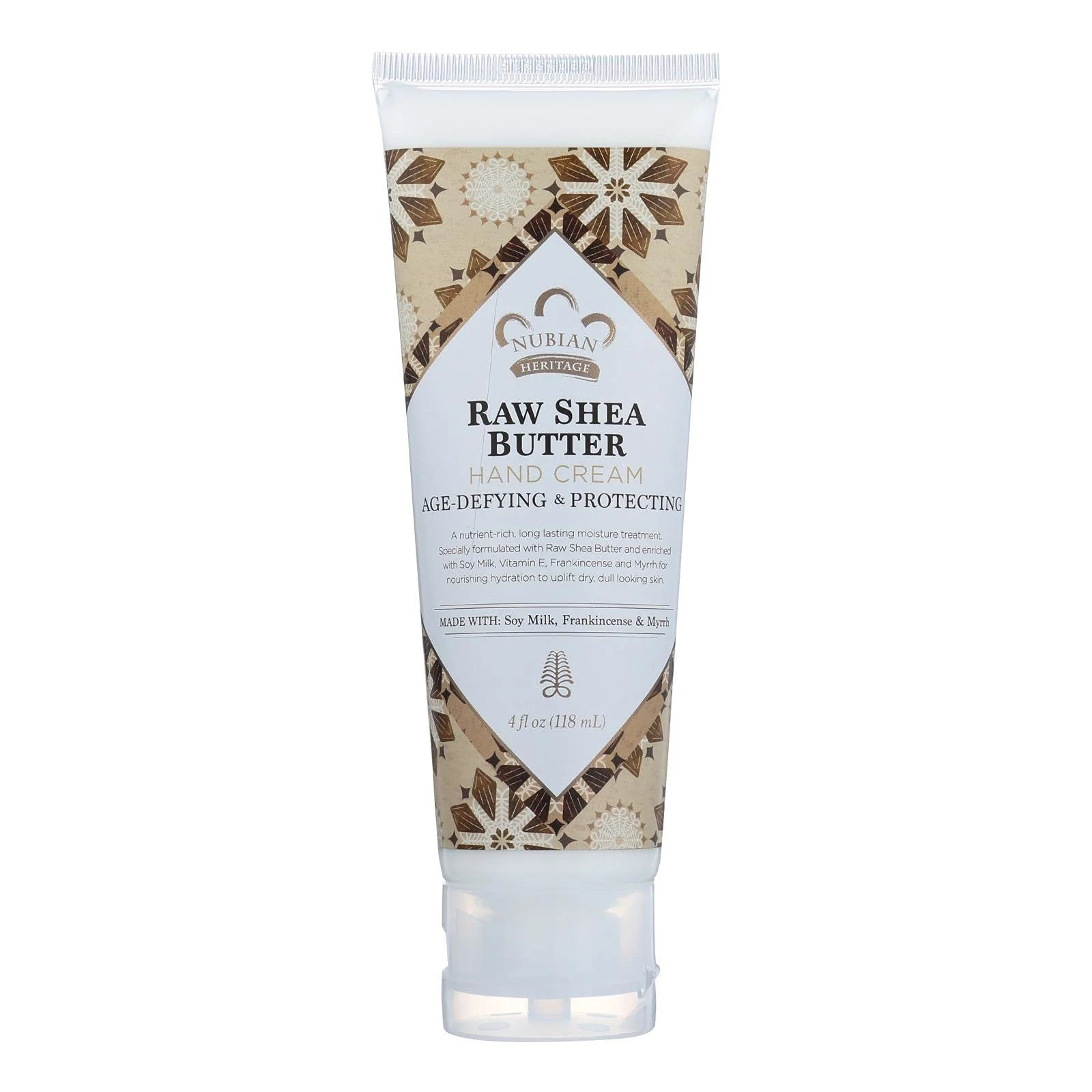 Sustainable Nubian Heritage Hand Crearm Raw Shea Butter 4 oz Authentic