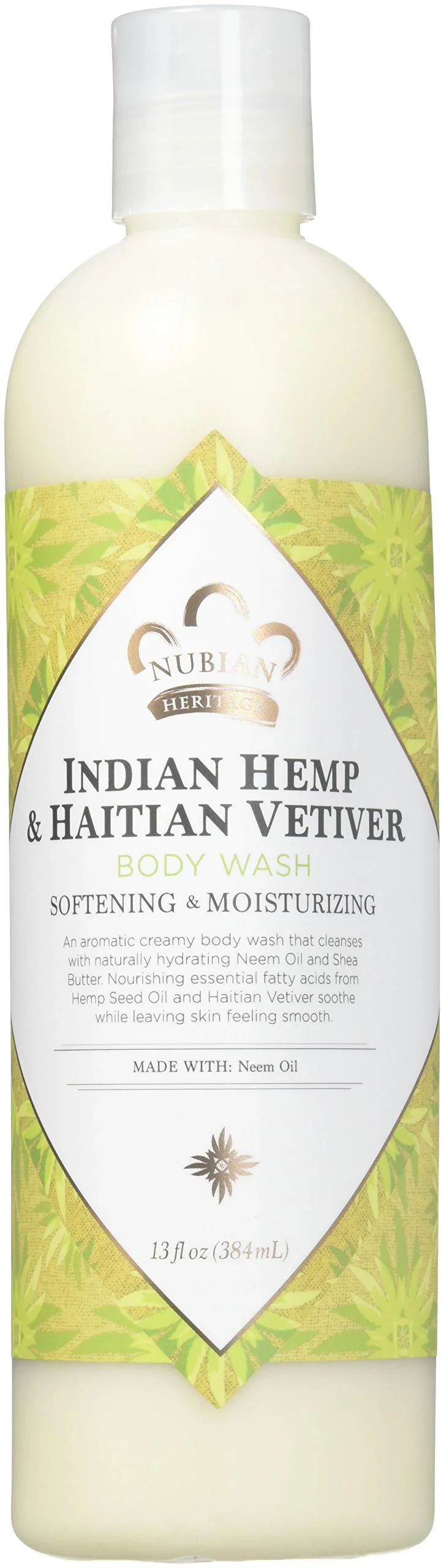 Solid Nubian Heritage Indian Hemp Body Wash Indian Hemp 13 OZ Pack of 3 Selected