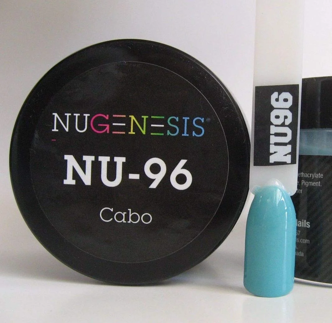 Top-Quality NuGenesis Nail Dipping Powder Color 1.5oz 43g Jar - NU96 CABO Soft