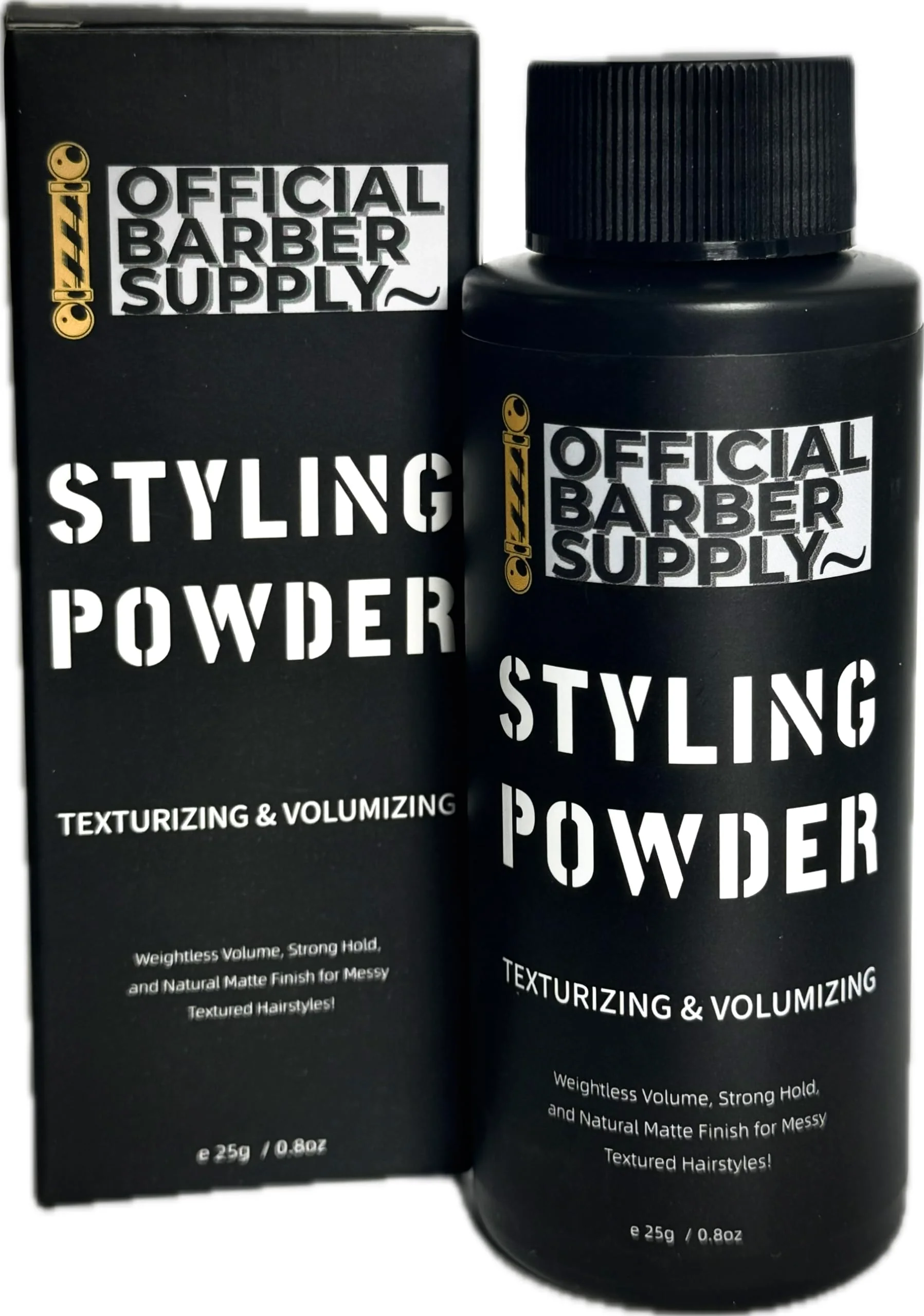 Excellent BARBER SUPPLY Styling Powder for Men - Volumizing Texturizing High Hold Hair Powder - Matte Finish Lightweight Easy to Apply No Greasy Optimized