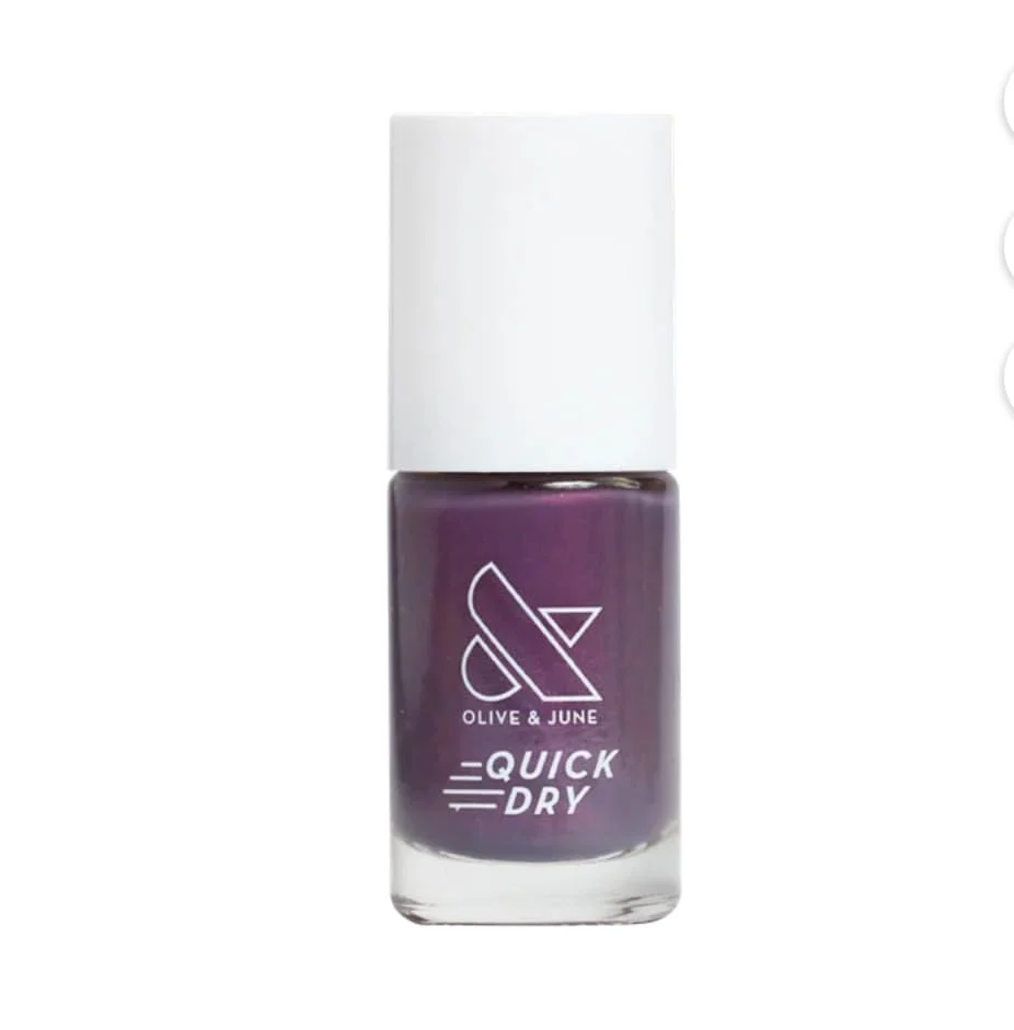 Premium Olive June Quick Drying Iridescent Nail Polish Twilight Purple 0.3 fl oz Detailed