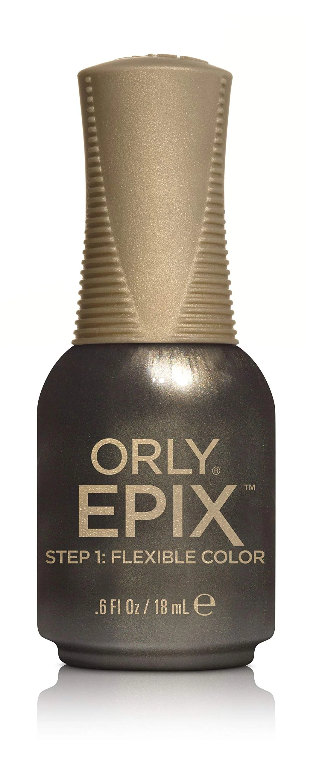 Sustainable Orly Epix Flexible Color Silver Screen 0.6 Fluid Ounce Recyclable