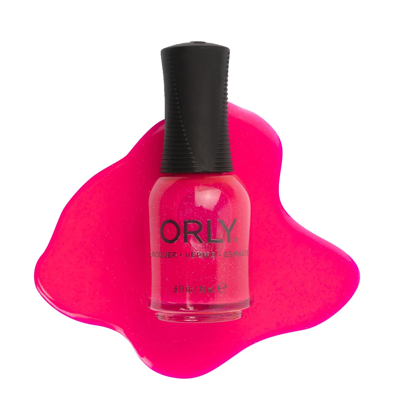 Outstanding Orly Neon Nail Polish Colors for Summer Bright Colors and Confetti Toppers for Summer Neon Nails 0.6fl oz Power Pink 0.6 fl oz Premium
