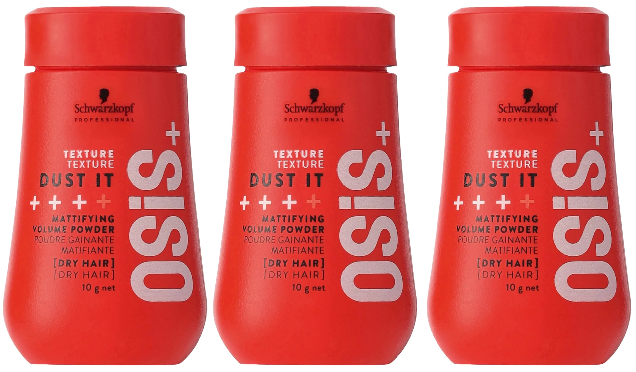 Classic OSiS Dust It 0.35 oz 3 Pack - Mattifying and Texturizing Volume Powder - Long-Lasting Hold Strong Control and Separation for Different Hair Elite