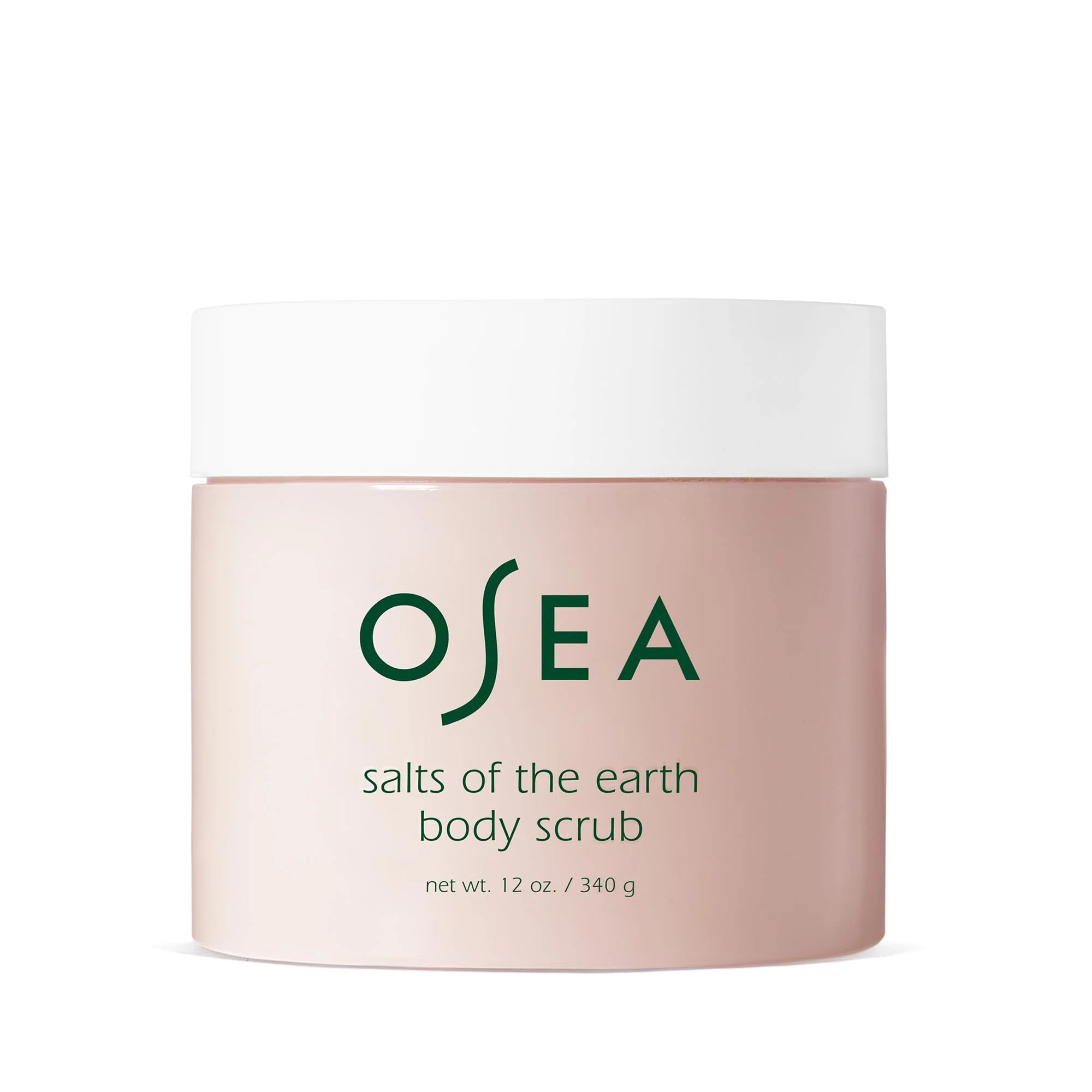 Stylish OSEA Salts of the Earth Body Scrub 12 oz - Pink Himalayan Salt Scrub - Gentle Body Exfoliation Skincare - I Spa Gift for Pampering - Clean Beauty Superior