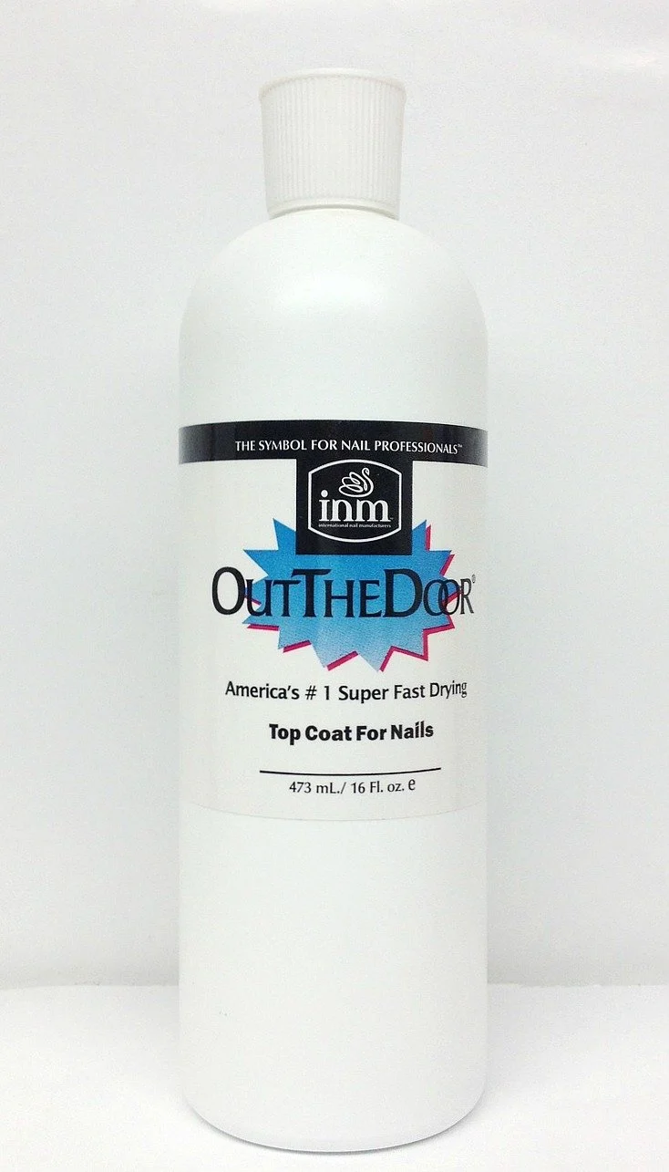 Enhanced Out The Door - Super Fast Drying Top Coat for Nails - 16 oz Top-Quality