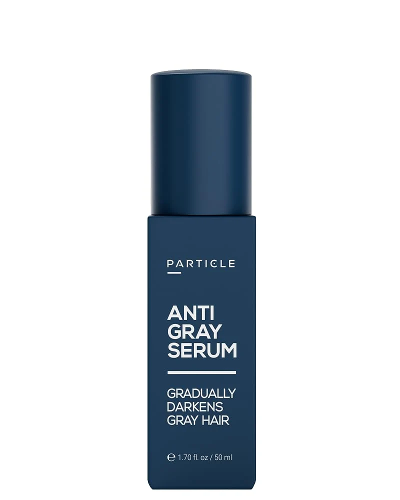 Optimized Particle Anti-Gray Serum for Men - Gradually Reduces Gray Hair on Head Beard Without Dye - Natural Gray Reduction with Silver™ Vitamin A Trendy