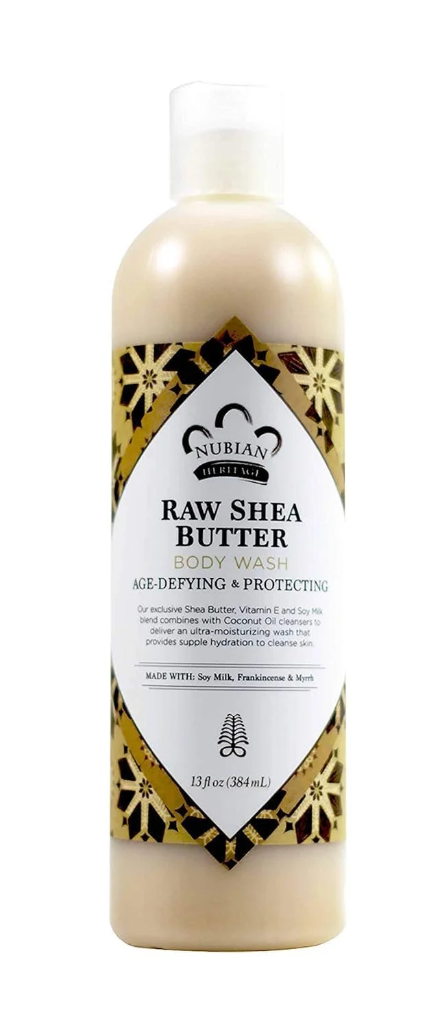 Enhanced Raw Shea Butter Body Wash 13 Ounces Durable