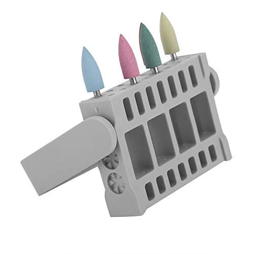 Trusted Rotekt 16Holes Manicure Drill Bits Holder Container Display Case Nail Grinding Head Storage Box 01 Healthy