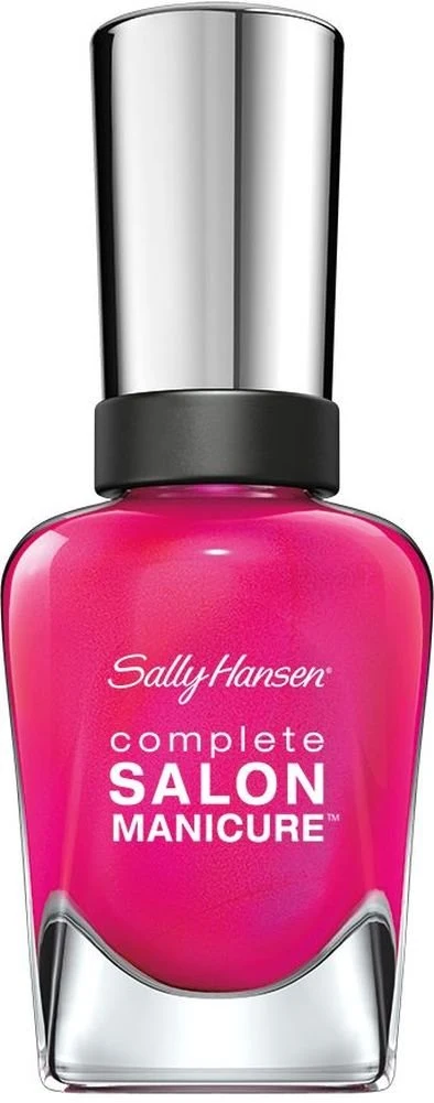 Stylish Sally Hansen Complete Salon Manicure Nail Color Back To The Fucshia 0.5 Ounce Exclusive