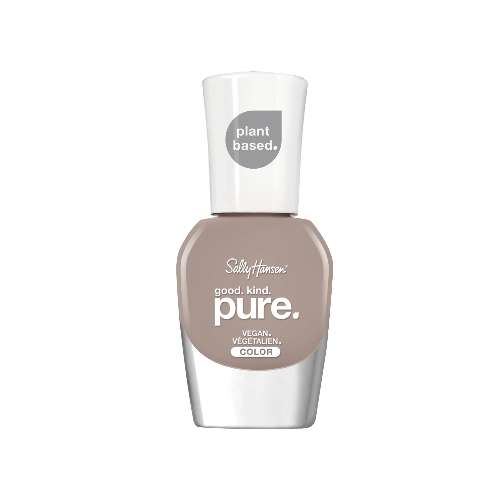 Premium Material Sally Hansen Good. Kind. Pure. Nail Polish Plant-Based Vegan 16- Formula Opaque Shiny 150 Mother Earth Taupe Beige Nail Color Recyclable