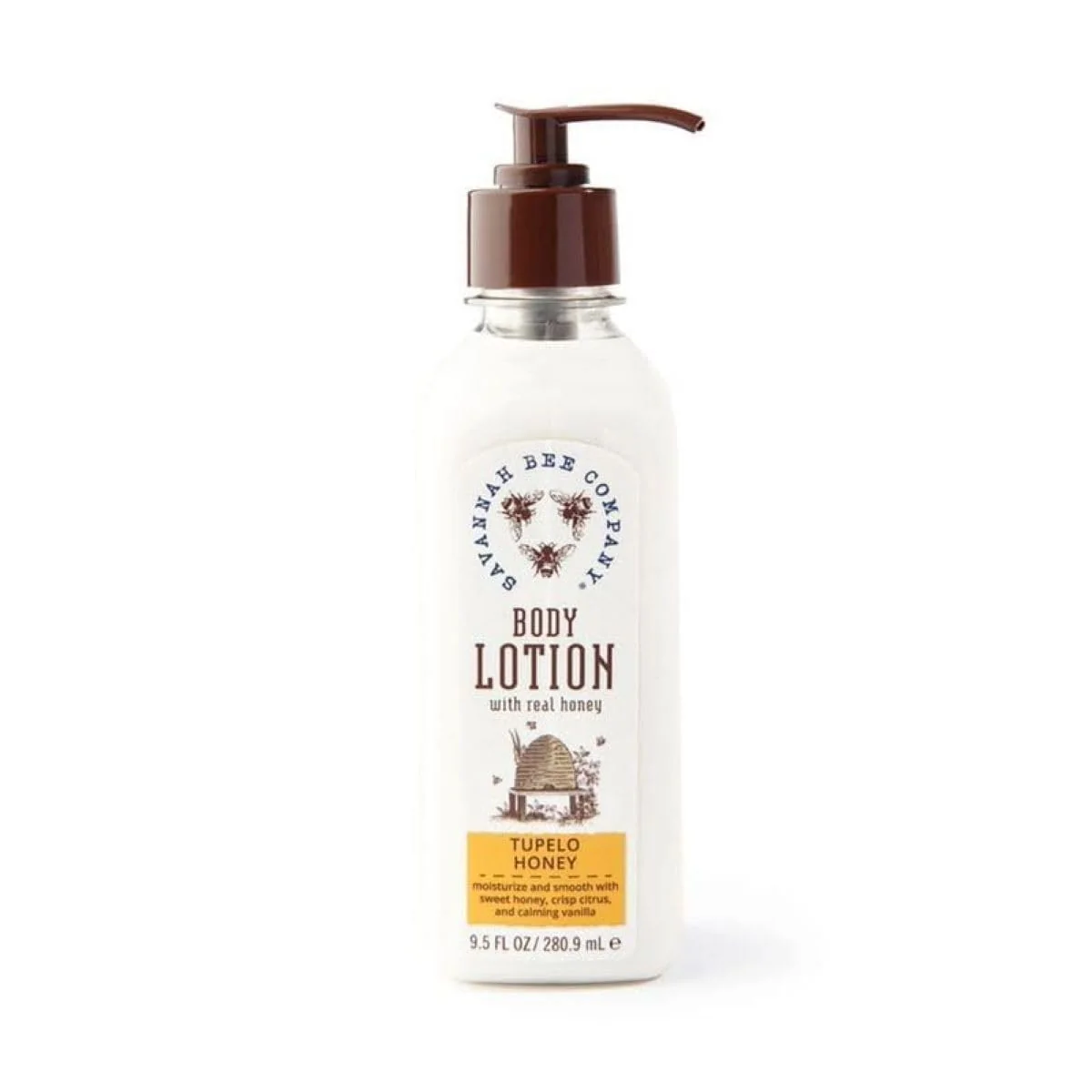 Original Savannah Bee Company Honey Body Lotion - All Natural Body Lotion for Women and Men Refined