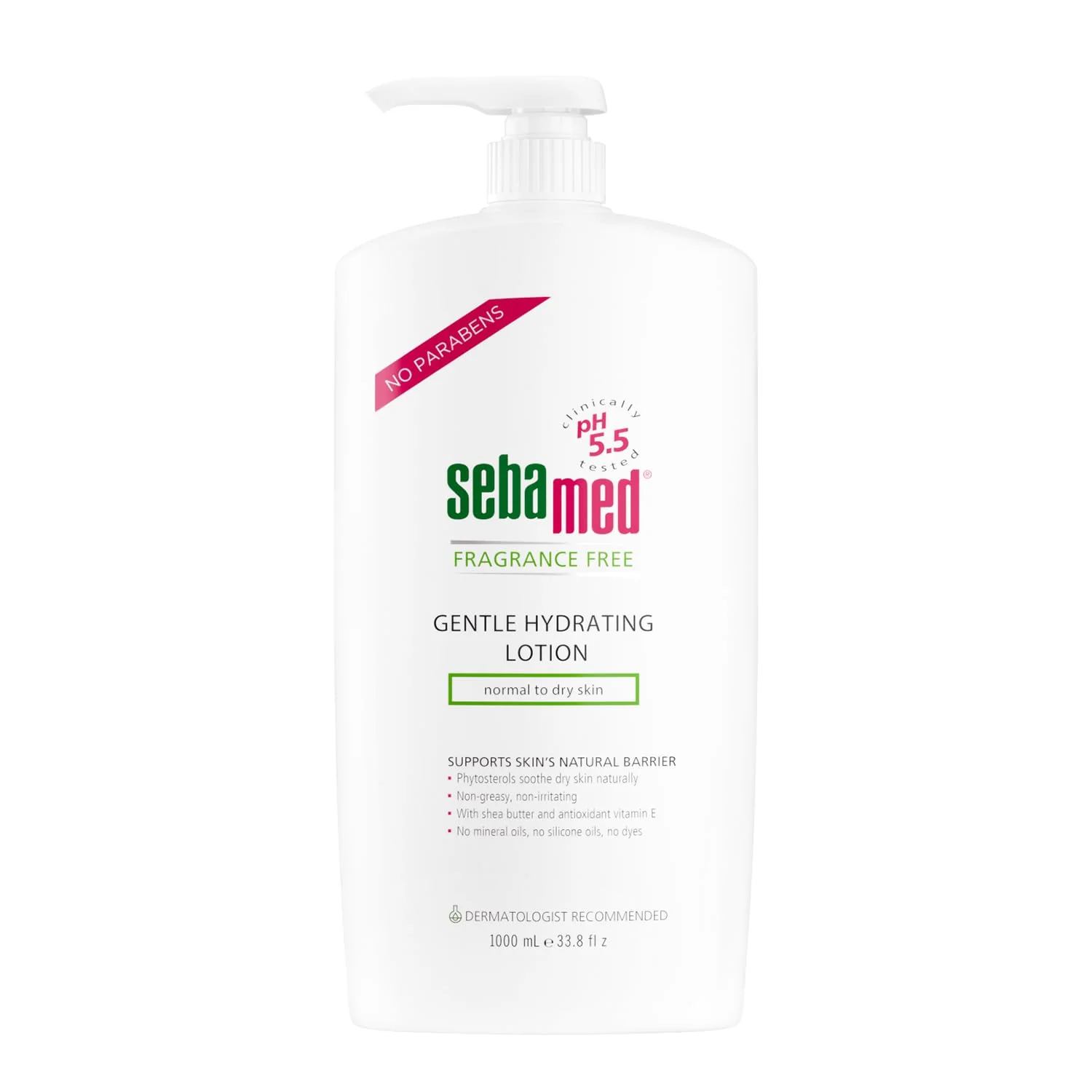 Certified SEBAMED Fragrance- Gentle Hydrating Lotion Ultra Mild Dermatologist Moisturizer for Normal To Dry Sensitive Skin 33.8 Fluid Ounces 1 Original