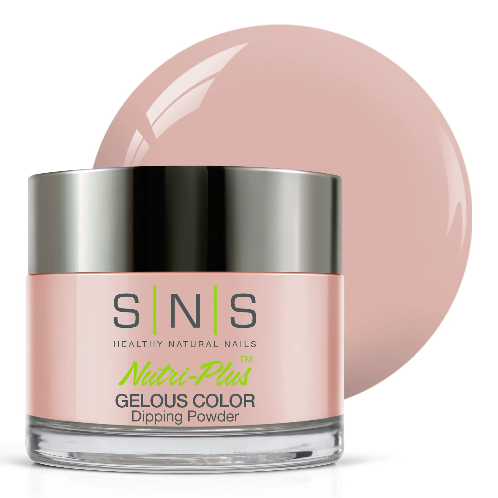 Flexible SNS Nail Dip Powder Gelous Color Dipping Powder - Cupcake Mimosa Pink - Long-Lasting Acrylic Nail Color Lasts 14 Days - Low Odor No UV Lamp Fine Crafted