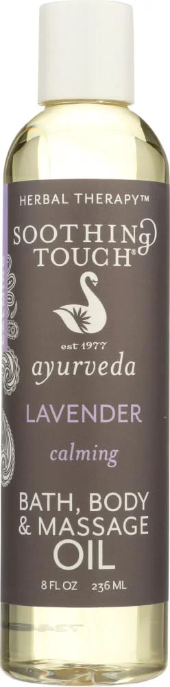 First-Class Soothing Touch Lavender Bath Body Oil 8 oz Case of 6 High-Grade