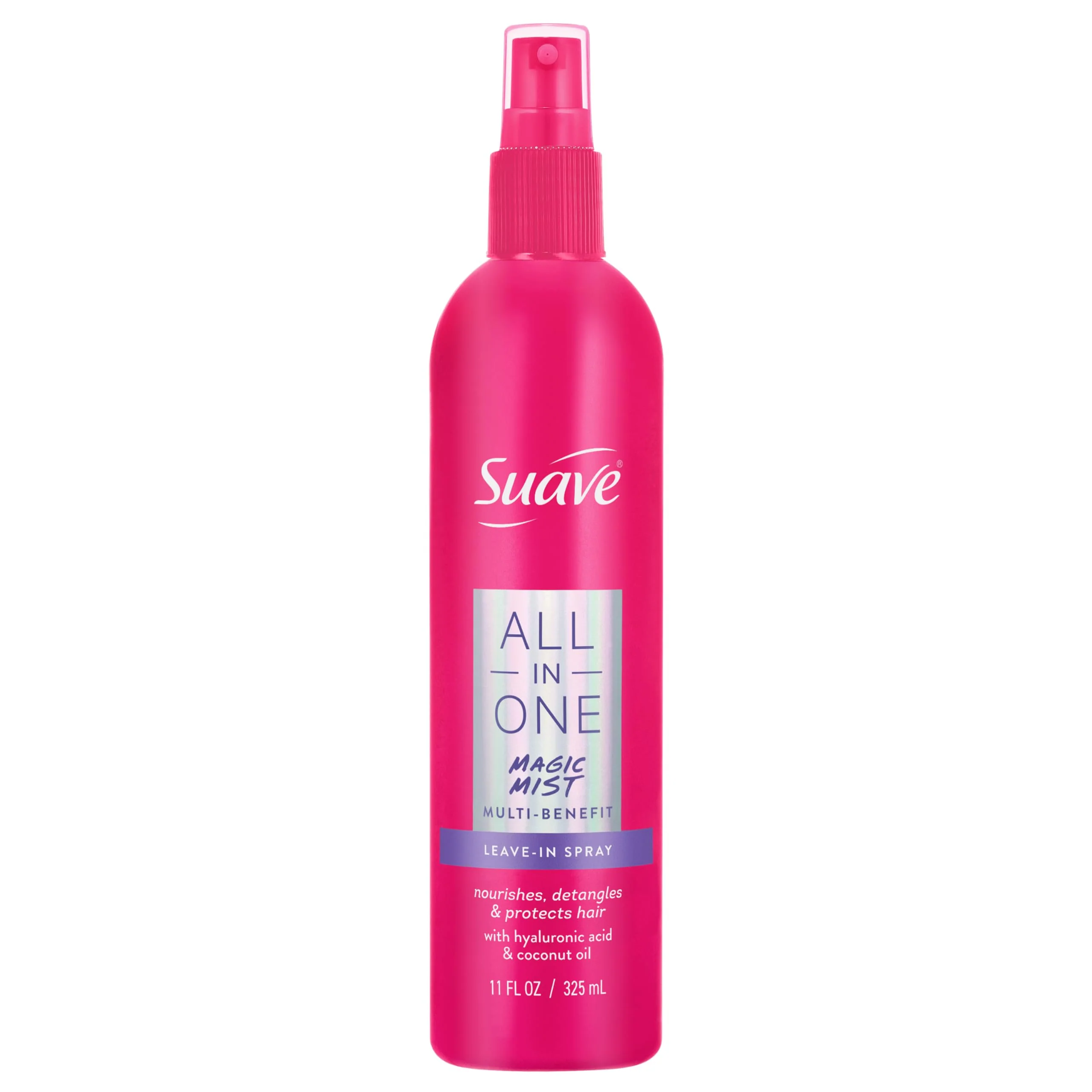 Practical Suave All In One Mist Leave In Spray For Women Detangles Hydrates Refreshes Hair Boosts Shine Controls Frizz Scented All Hair Types 11 Smooth
