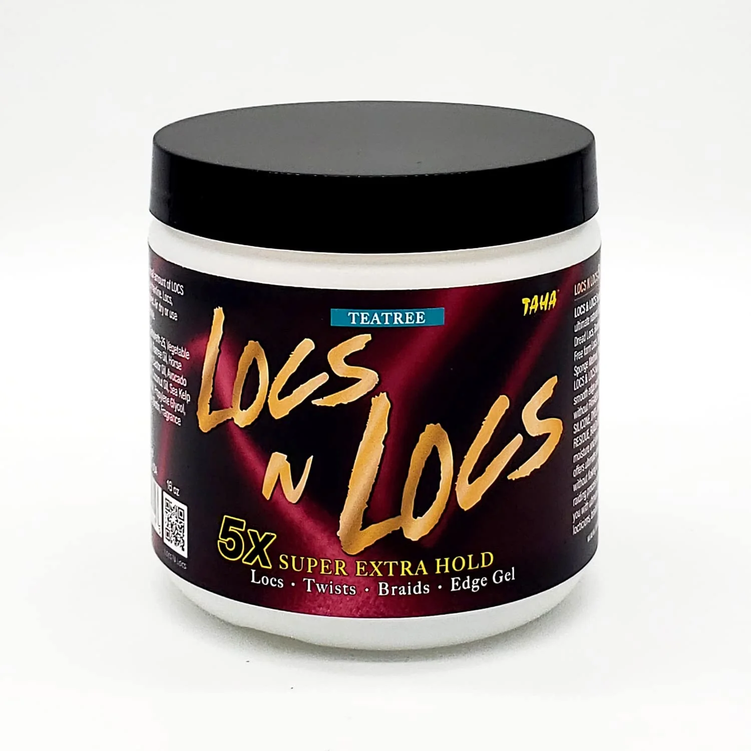 Carefully Designed Taha Locs Locs Gel - 5X Super Extra Hold Natural Non-Damaging for Locs Braids Twists - 16 Oz Tea Tree 1 Pound Pack of 1 Refined
