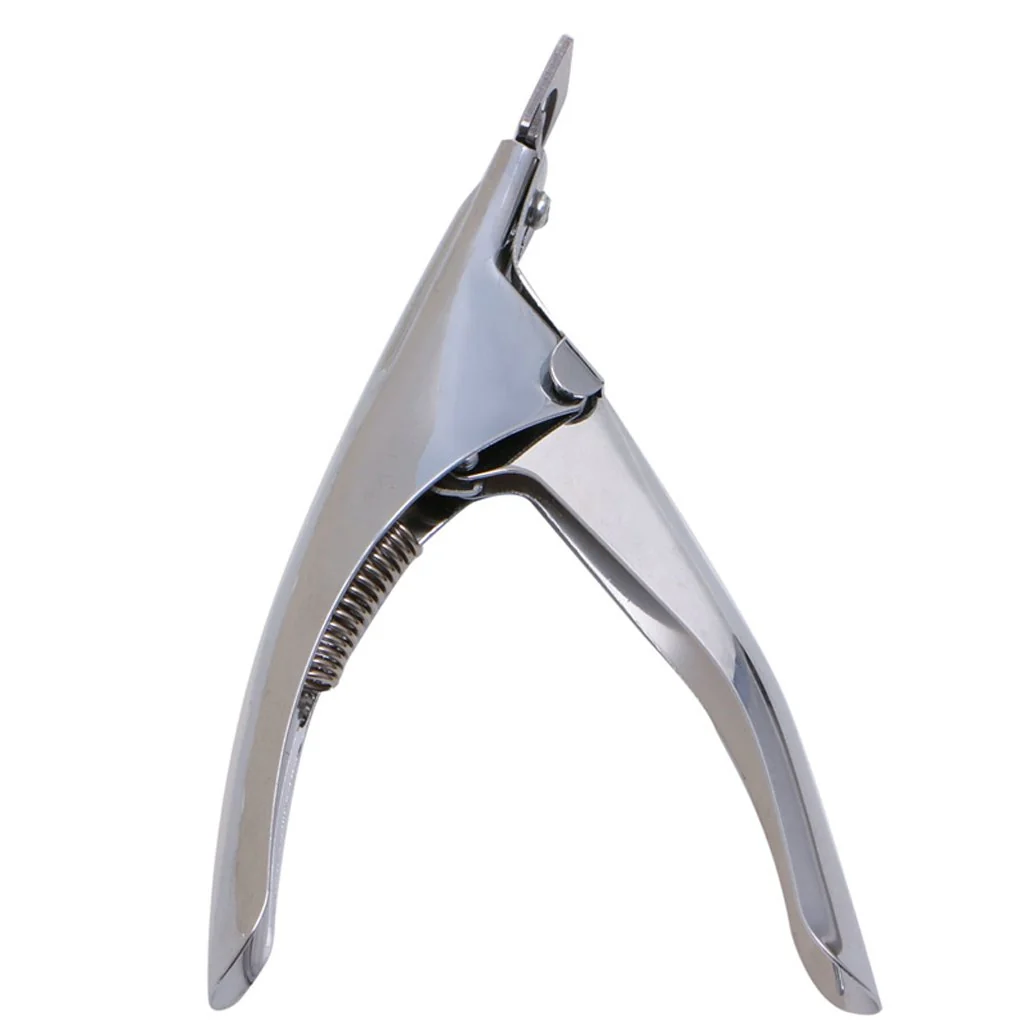 Soft Thobu Acrylic UV False Fake Nails Tips Manicure Cutter Clipper Tool Stainless Steel Silver Eco-Friendly