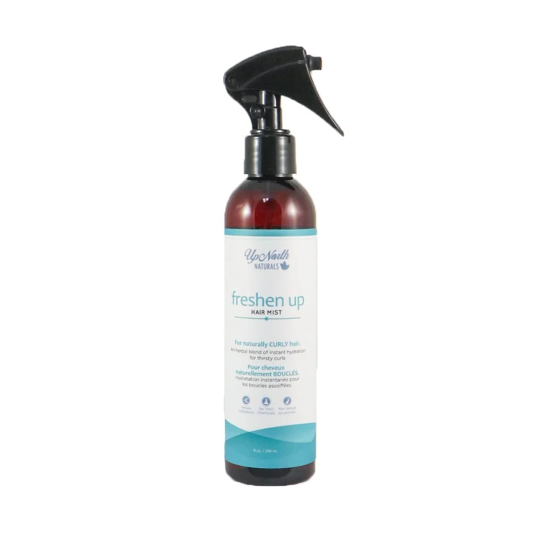 Fine up north naturals Freshen Up Hair Mist Hair Spray for curly hair Instant hydration Enhances shine 8oz Excellent
