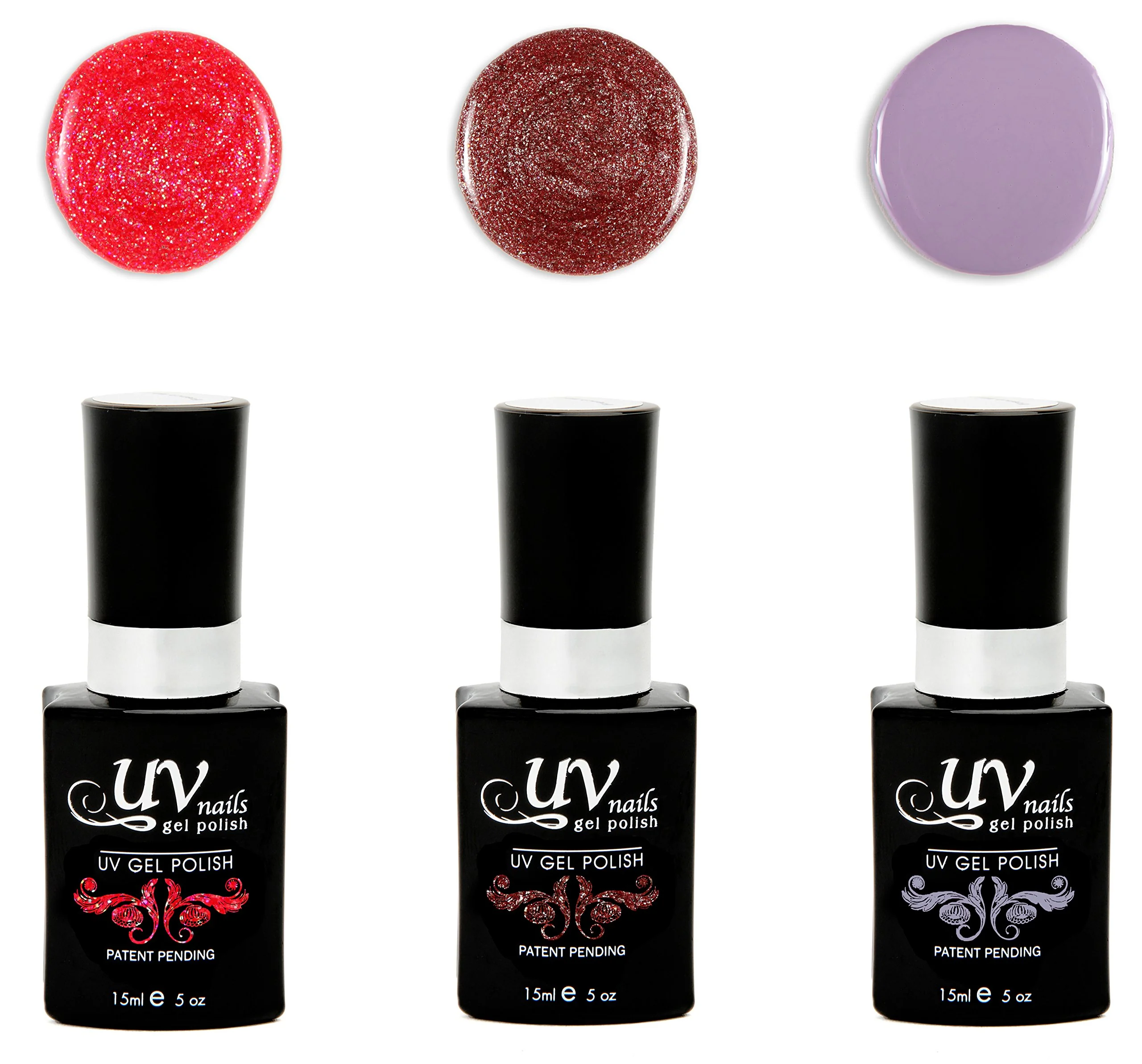 Superior UV-Nails Hekate Set of 3 UV or LED gel polish Fine Crafted