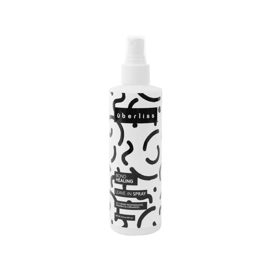 Relaxed UBERLISS Bond Leave-in Conditioner Spray - 8oz - Hair Repair Treatment For Damaged Hair - Strengthening Moisturizing Authentic