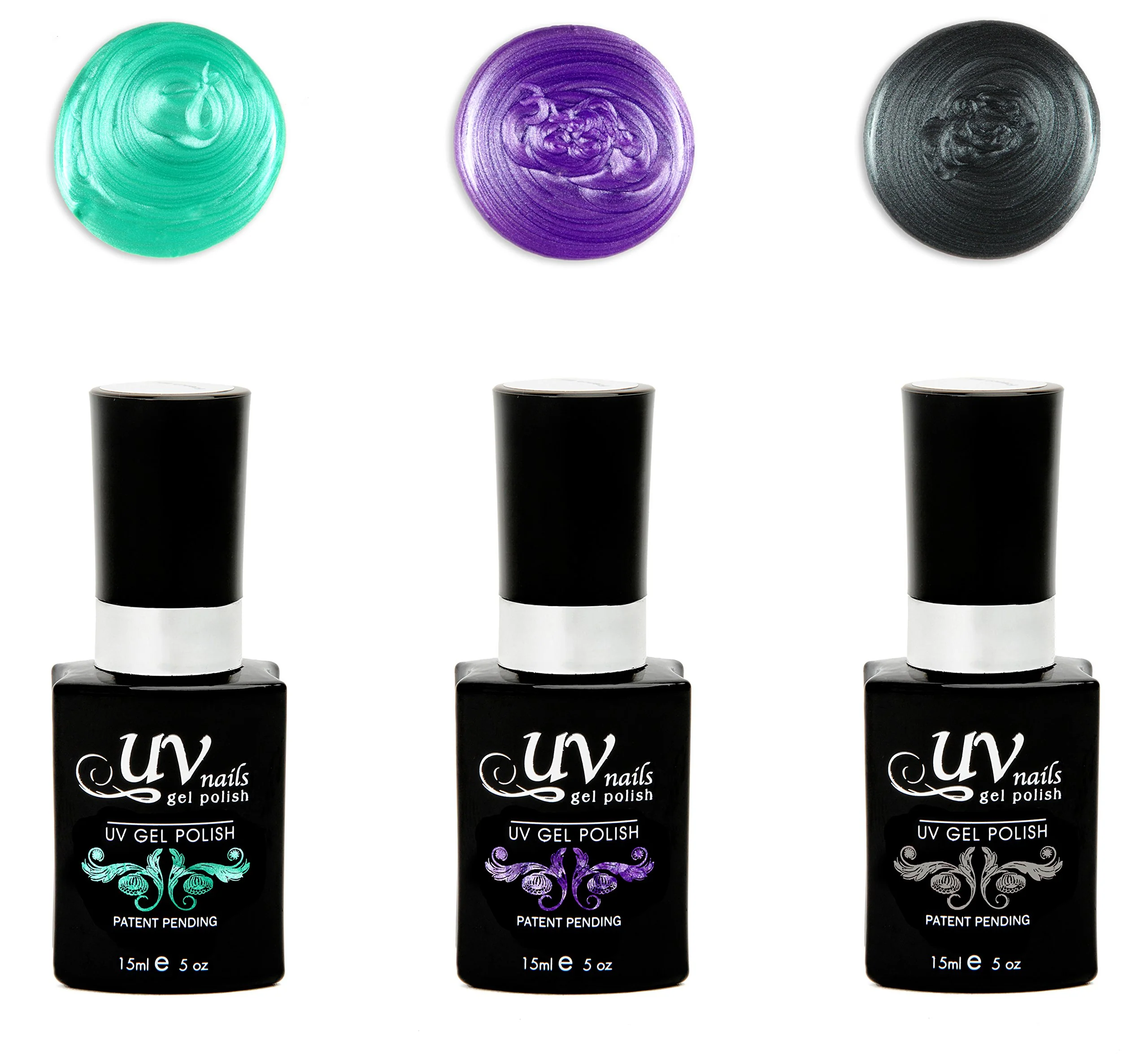 Fashionable UV-Nails Minerva Set of 3 UV or LED gel polish Classic