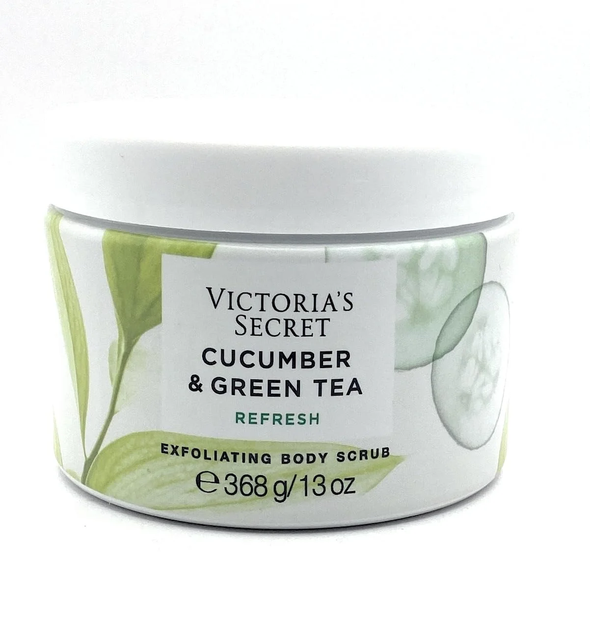 Responsible Victoria's Secret Cucumber Green Tea Refresh Exfoliating Body Scrub Balance 13oz 368g Classic