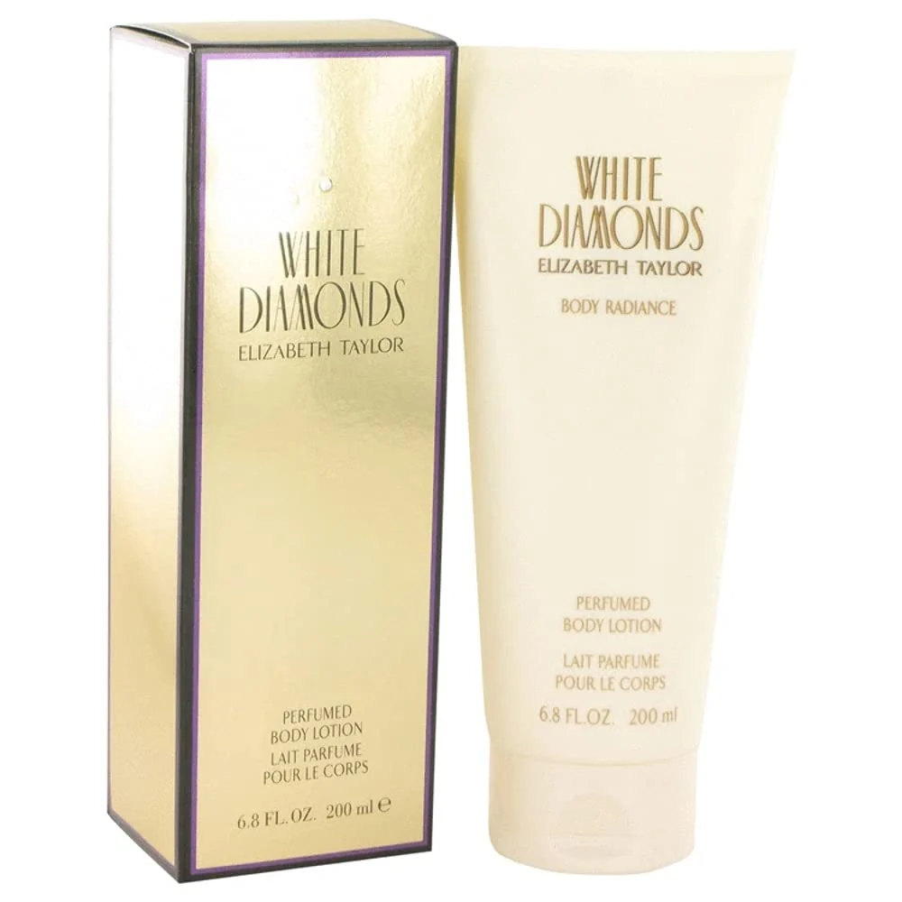 Relaxed White Diamonds by Elizabeth Taylor for Women Body Lotion 6.8-Ounce Certified