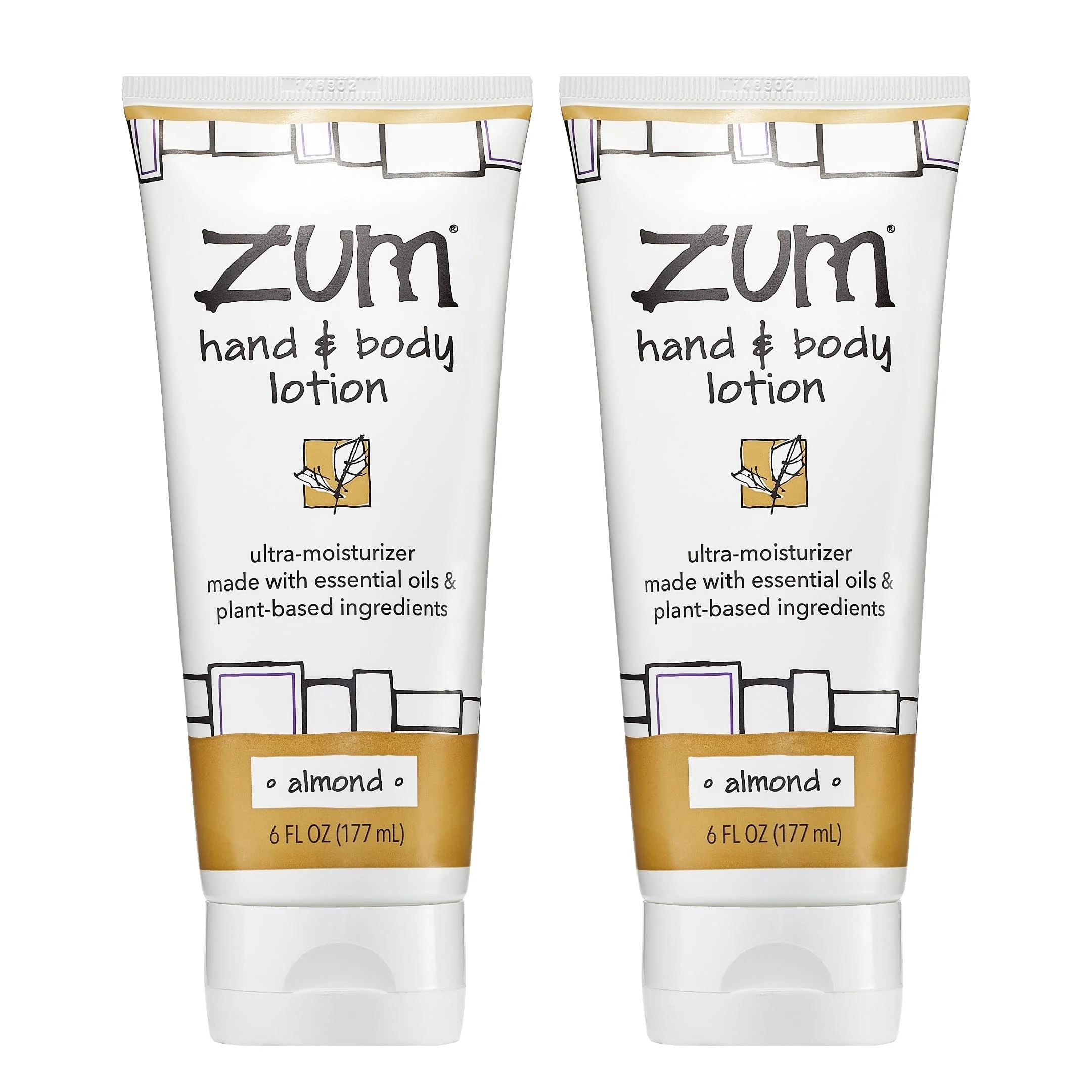 Easy-to-Use Zum Indigo Wild Hand Body Lotion - Natural Hand Lotion for Dry Hands - Body Lotion for Women Men - Body Moisturizers Include Shea Butter Jojoba Certified